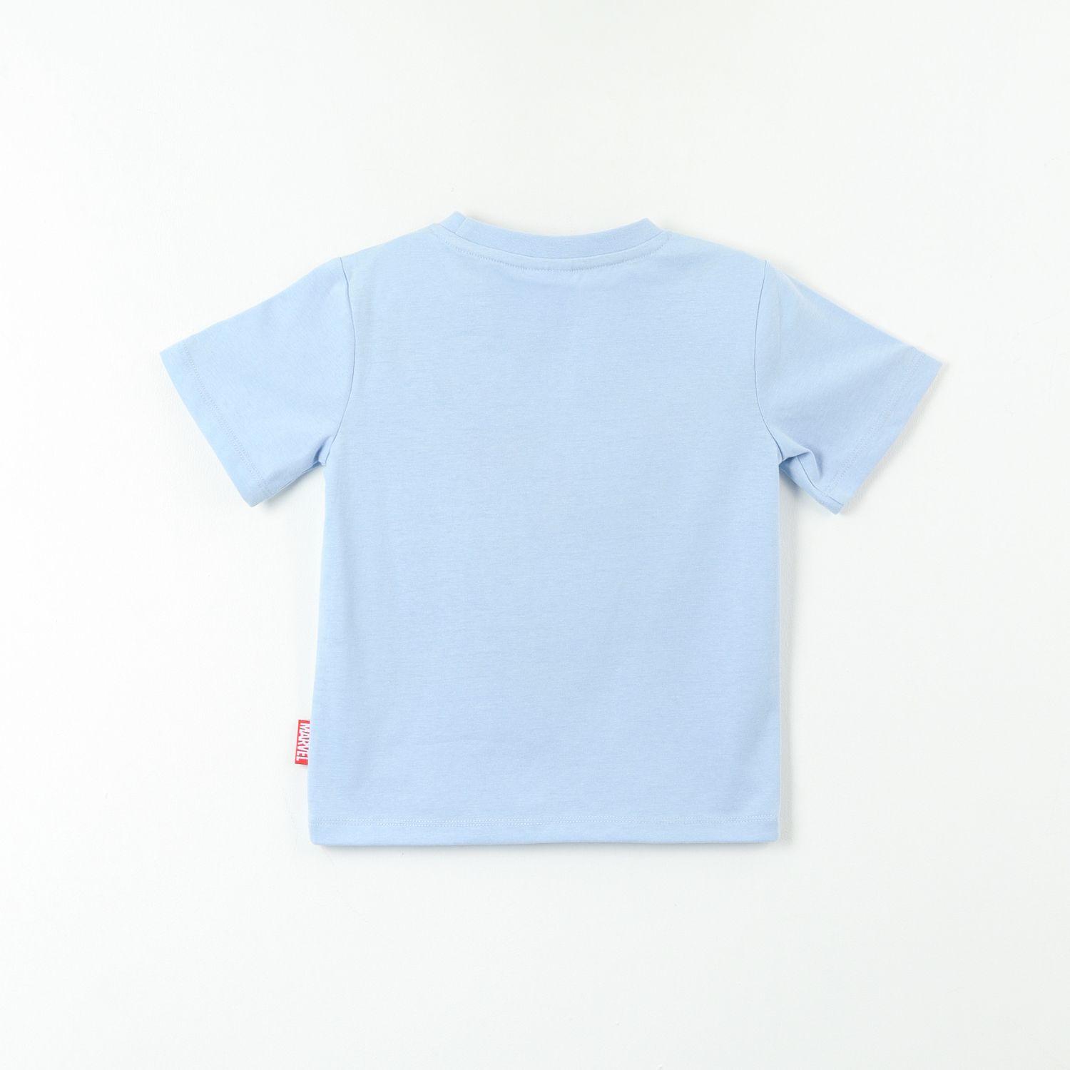 Polera Manga Corta Niño Spidey Sense Celeste Marvel-2