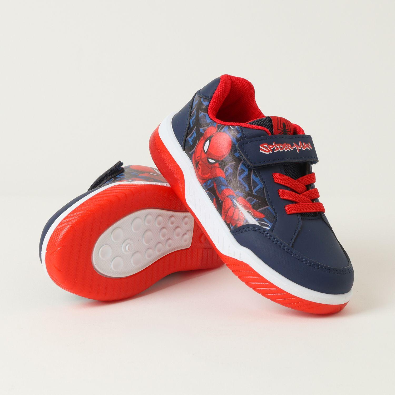 Zapatilla Con Luces Niño Spiderman Red Webbers Azul Marvel-3