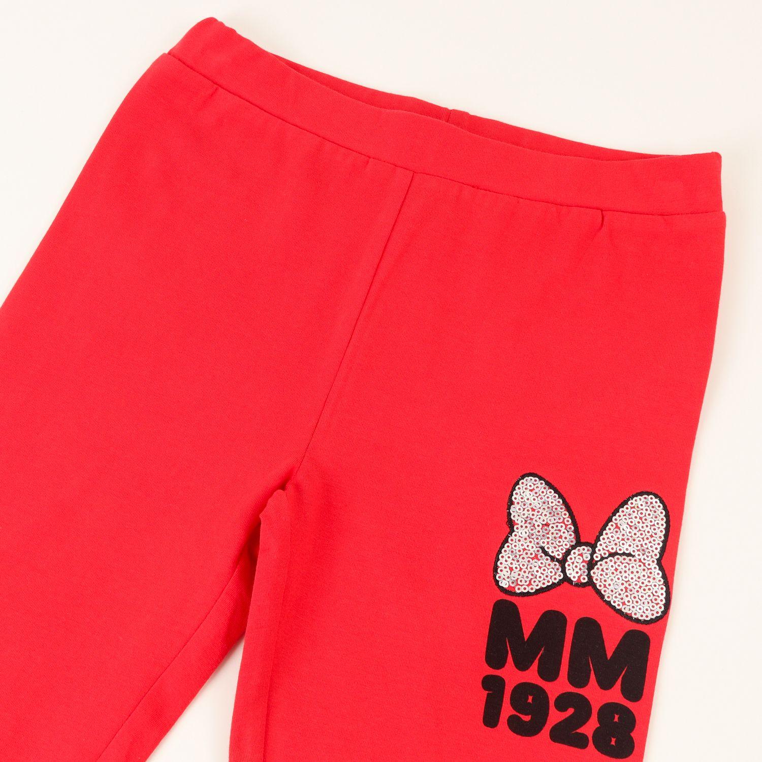 Conjunto Niña Minnie Lentejuelas Moñito Blanco Disney-2