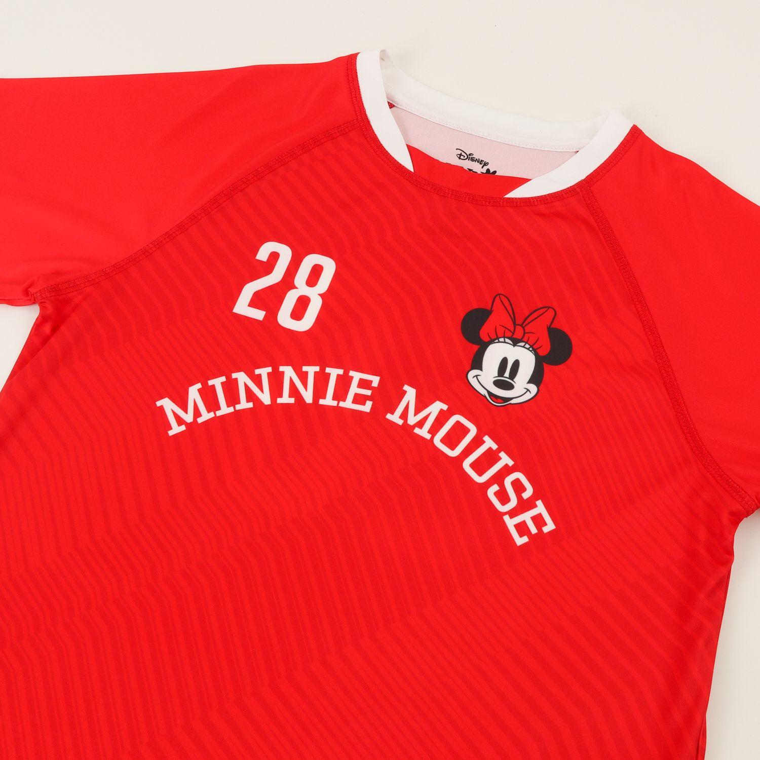 Polera Manga Corta Niña Rojo Fútbol Minnie Disney-2