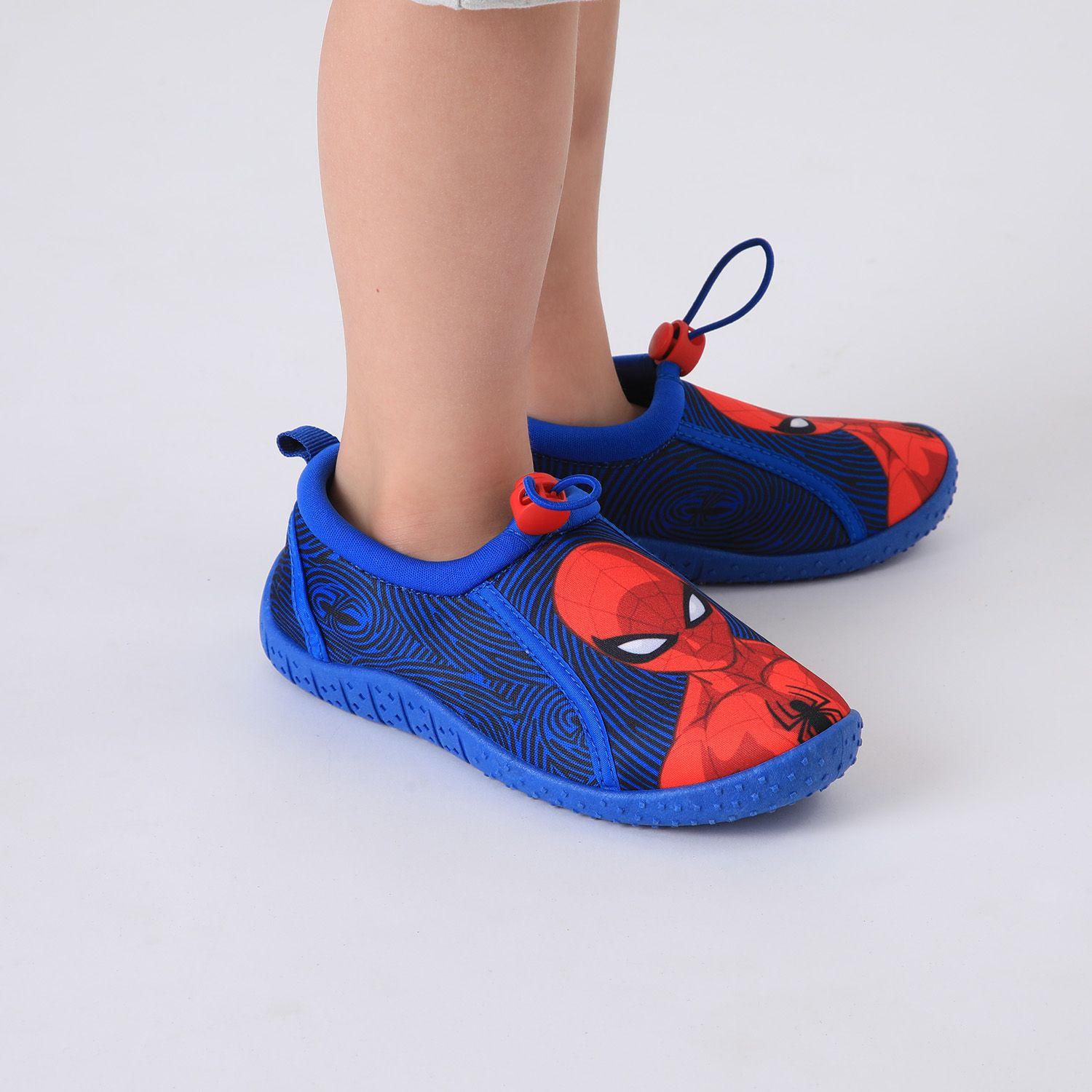 Zapato De Agua Niño Azul Personaje Torso Spiderman Marvel-0