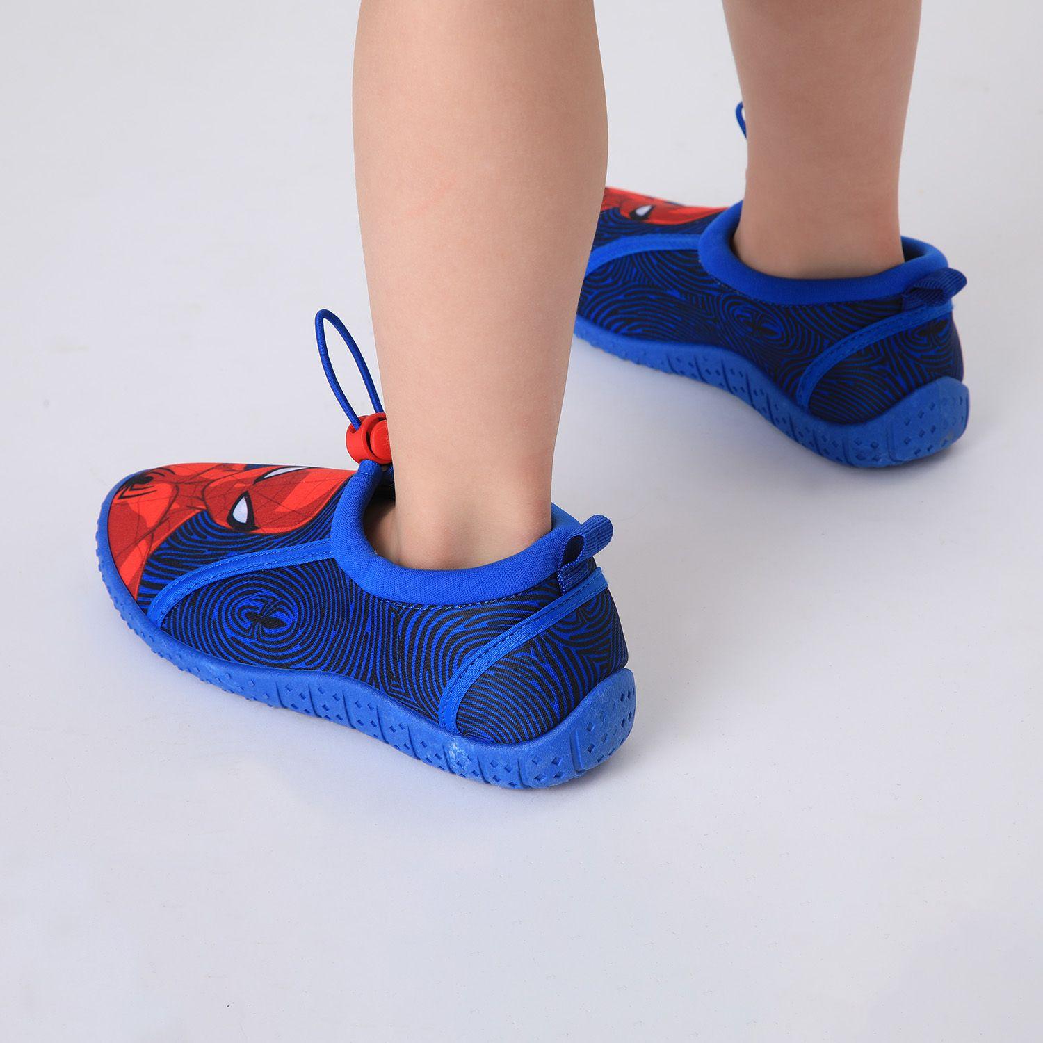 Zapato De Agua Niño Azul Personaje Torso Spiderman Marvel-1