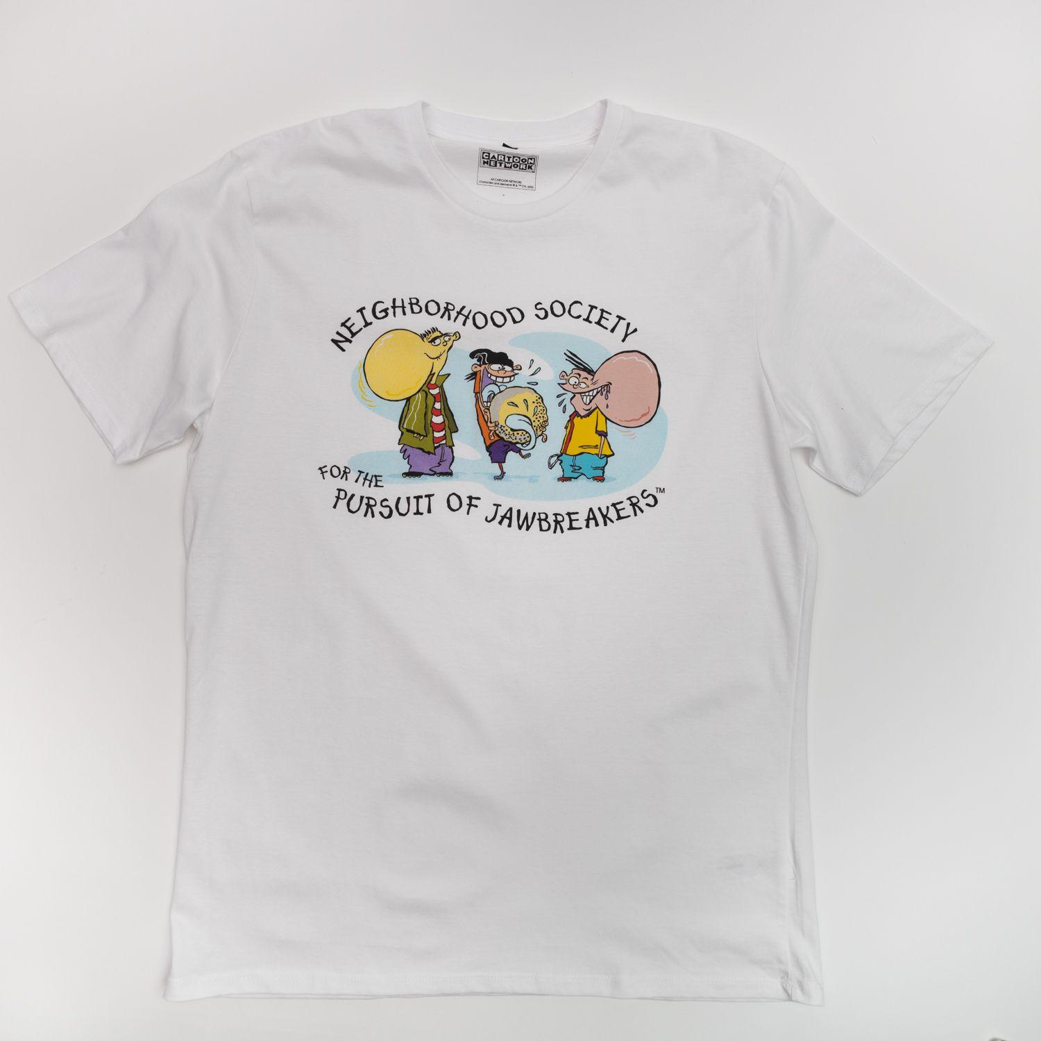 Polera Hombre Cartoon Network Ed, Edd & Eddy Blanco-0