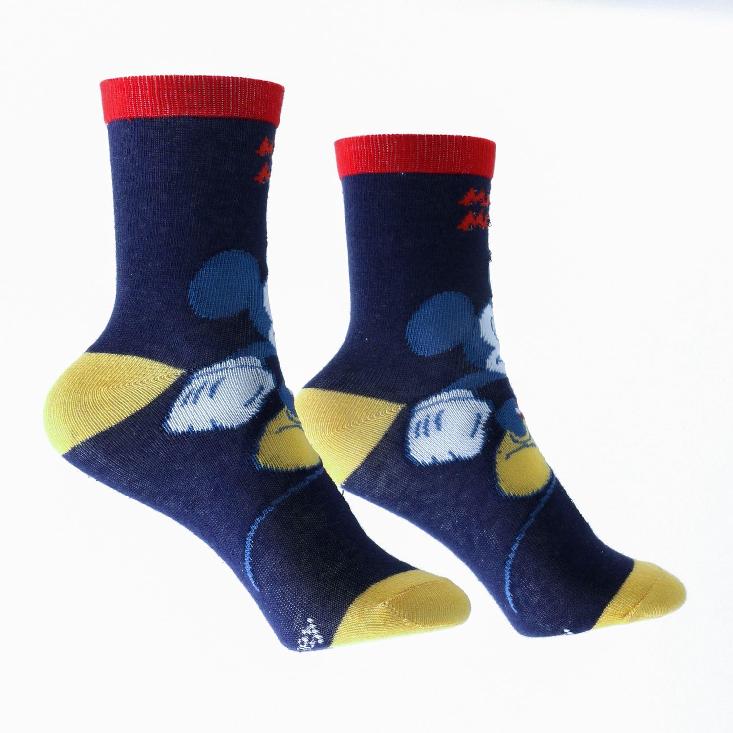 Bipack Calcetines Niño Mickey Mouse Azul Disney-2