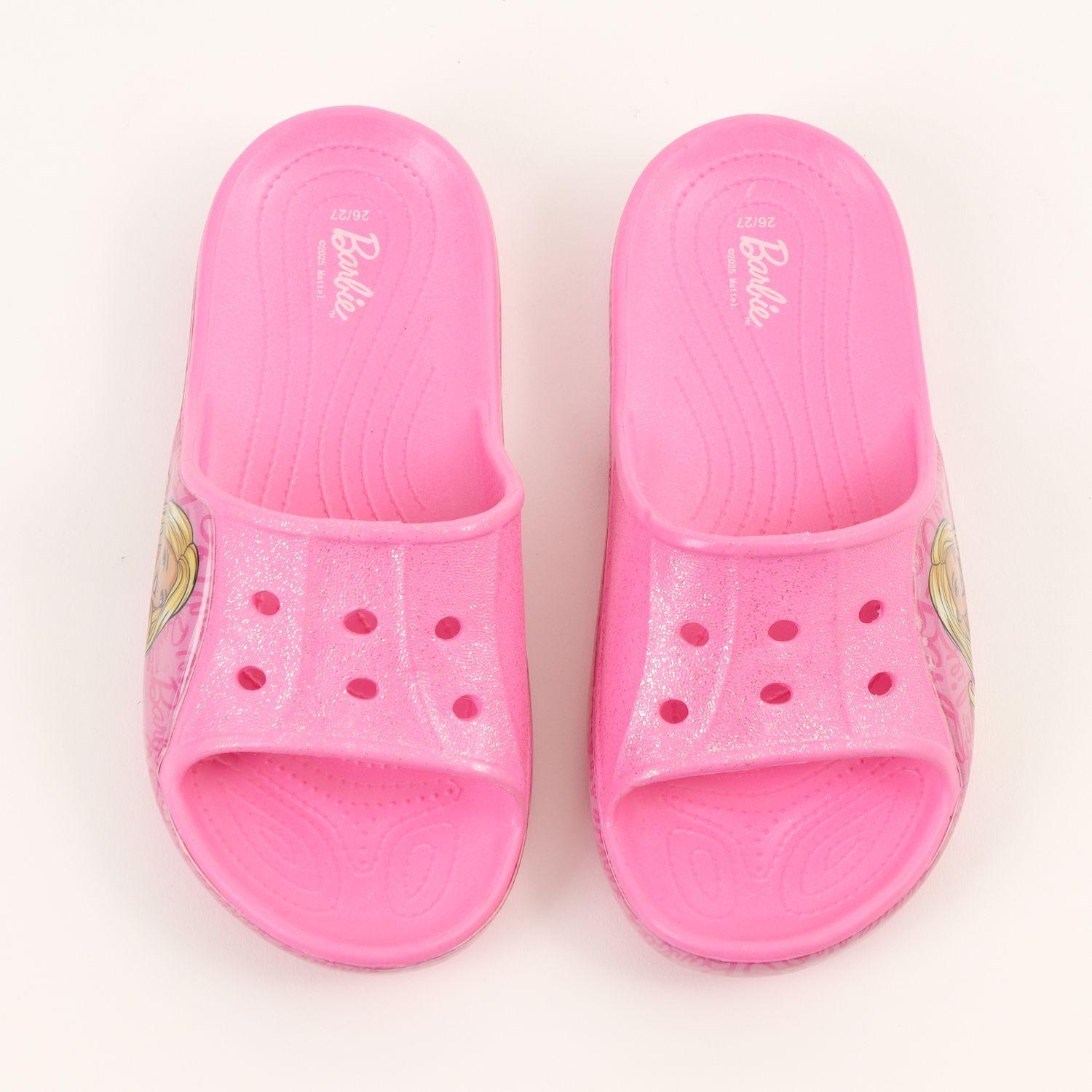 Sandalia Slide Niña Rosa Personaje Barbie-2