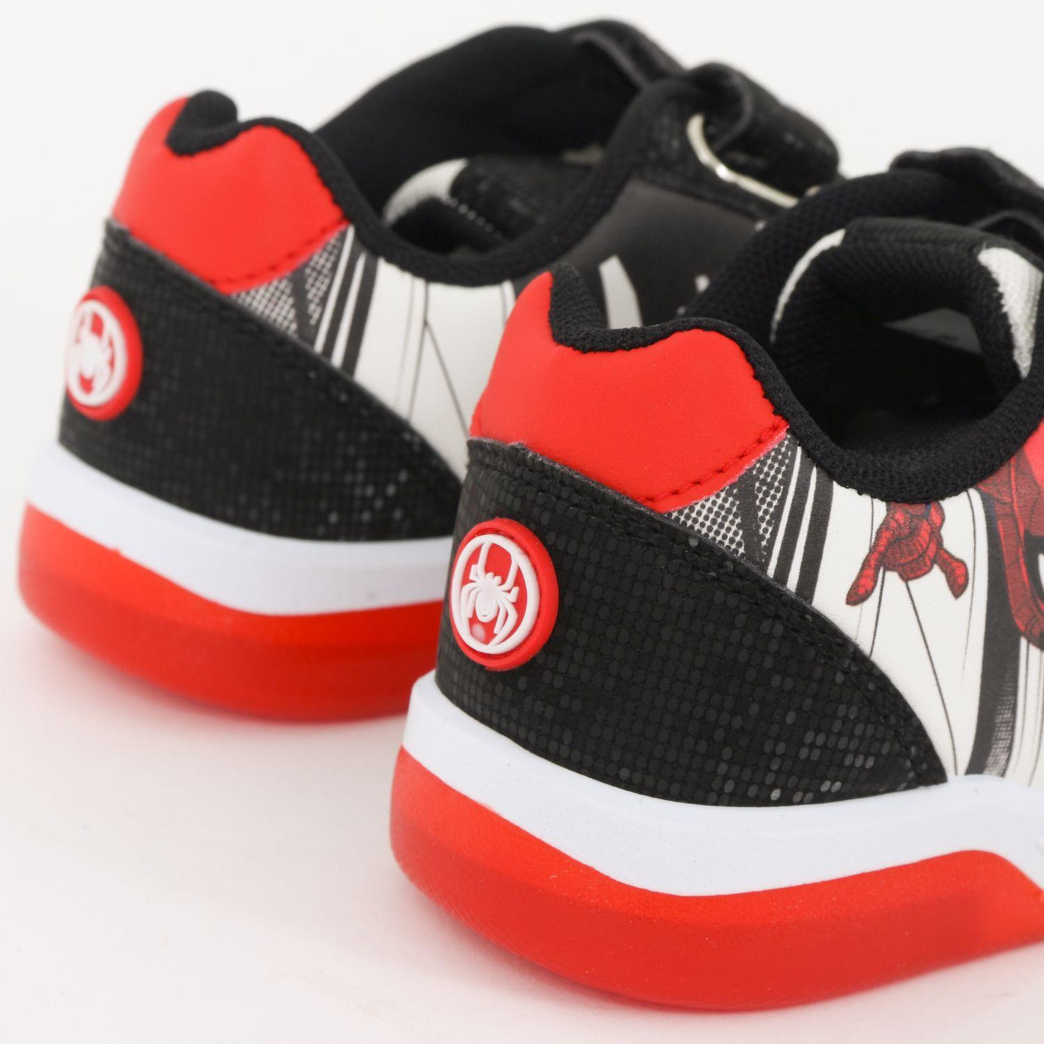 Zapatillas con luces Niño Rojo Volando Spiderman Marvel-2
