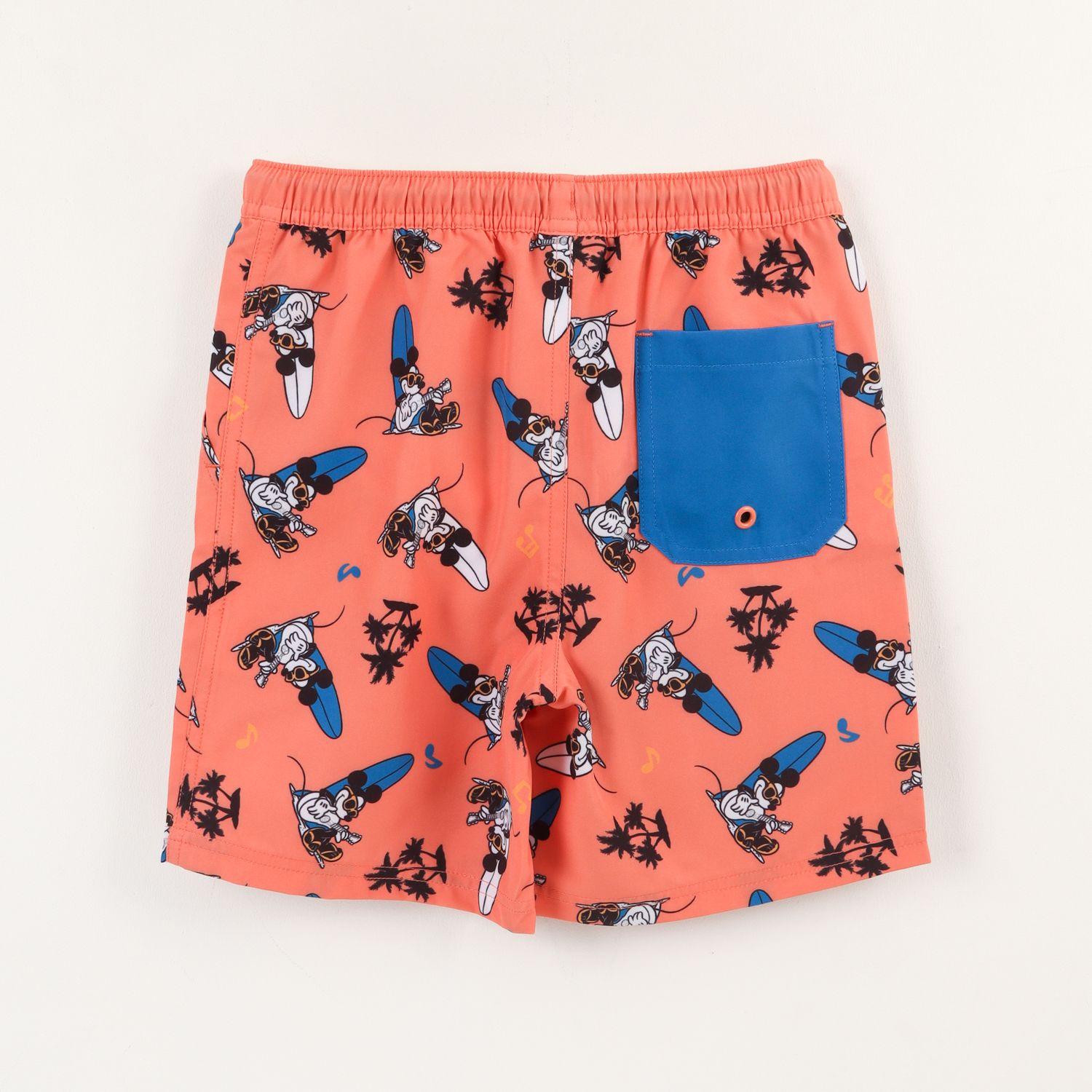 Traje de baño Niño Full Print Mickey Bolsillo Trasero Disney-1