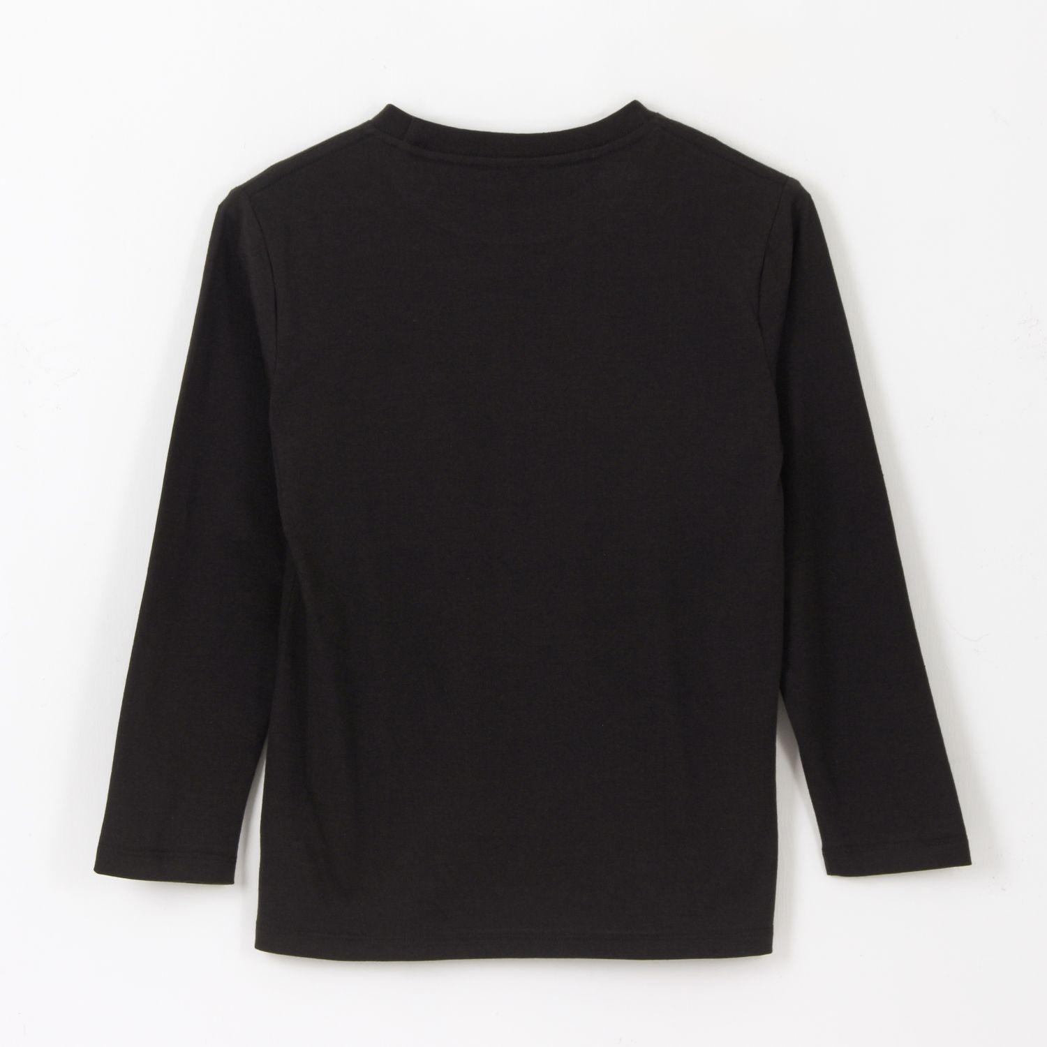 Polera Manga Larga Niño Personaje Negro Sonic-1