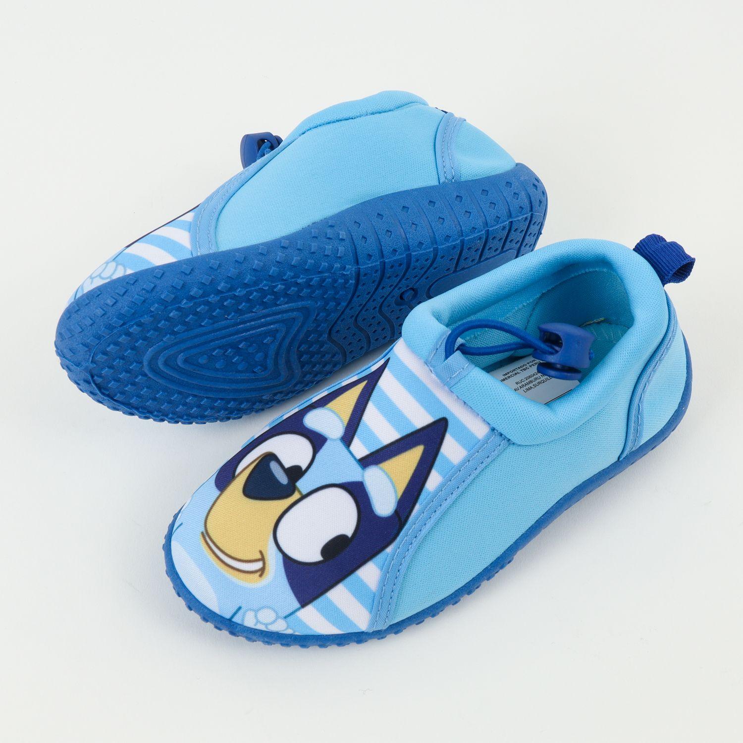 Zapato De Agua Niño Celeste Sonrisa Bluey-3