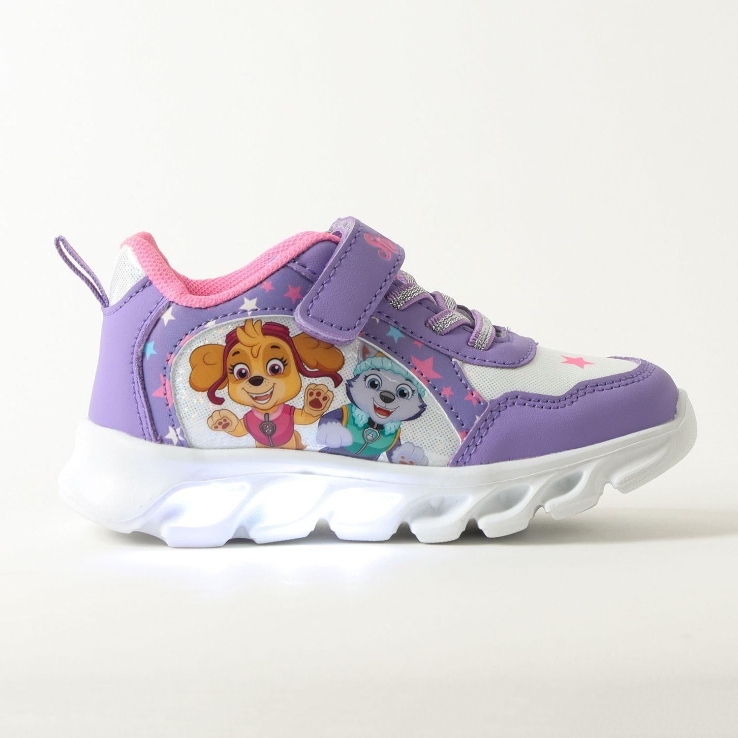 Zapatilla Con Luces Niña Stars Morado Paw Patrol-0
