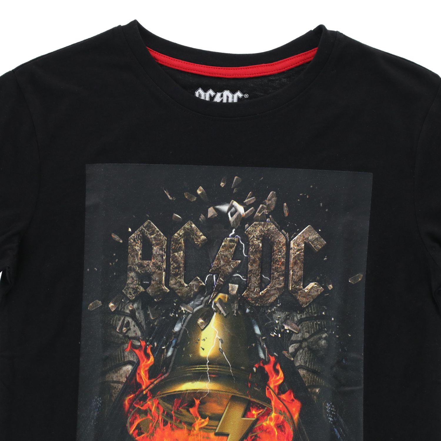 Polera Niño Negra Hells Bells AC/DC-2