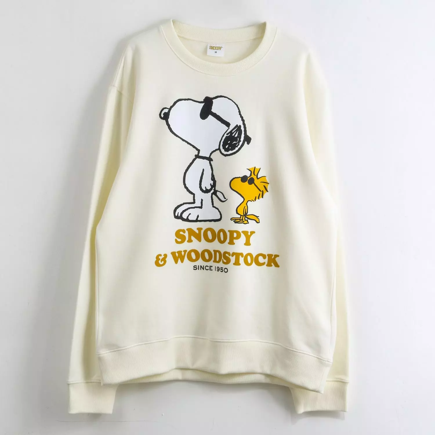 Polerón Cerrado Hombre Snoopy & Woodstock Blanco Snoopy-0
