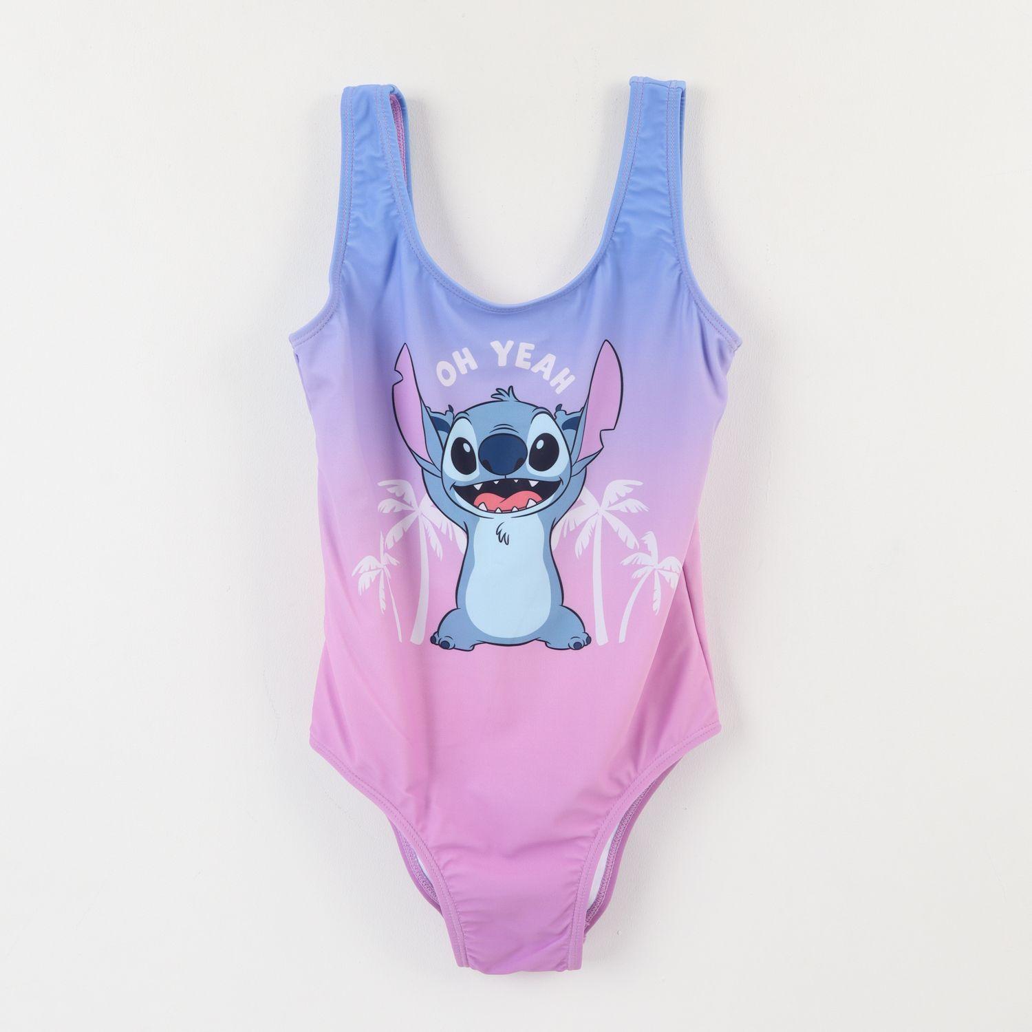 Traje de Baño y Bolsa Niña Lila Tie Dye Lilo & Stitch Disney-0