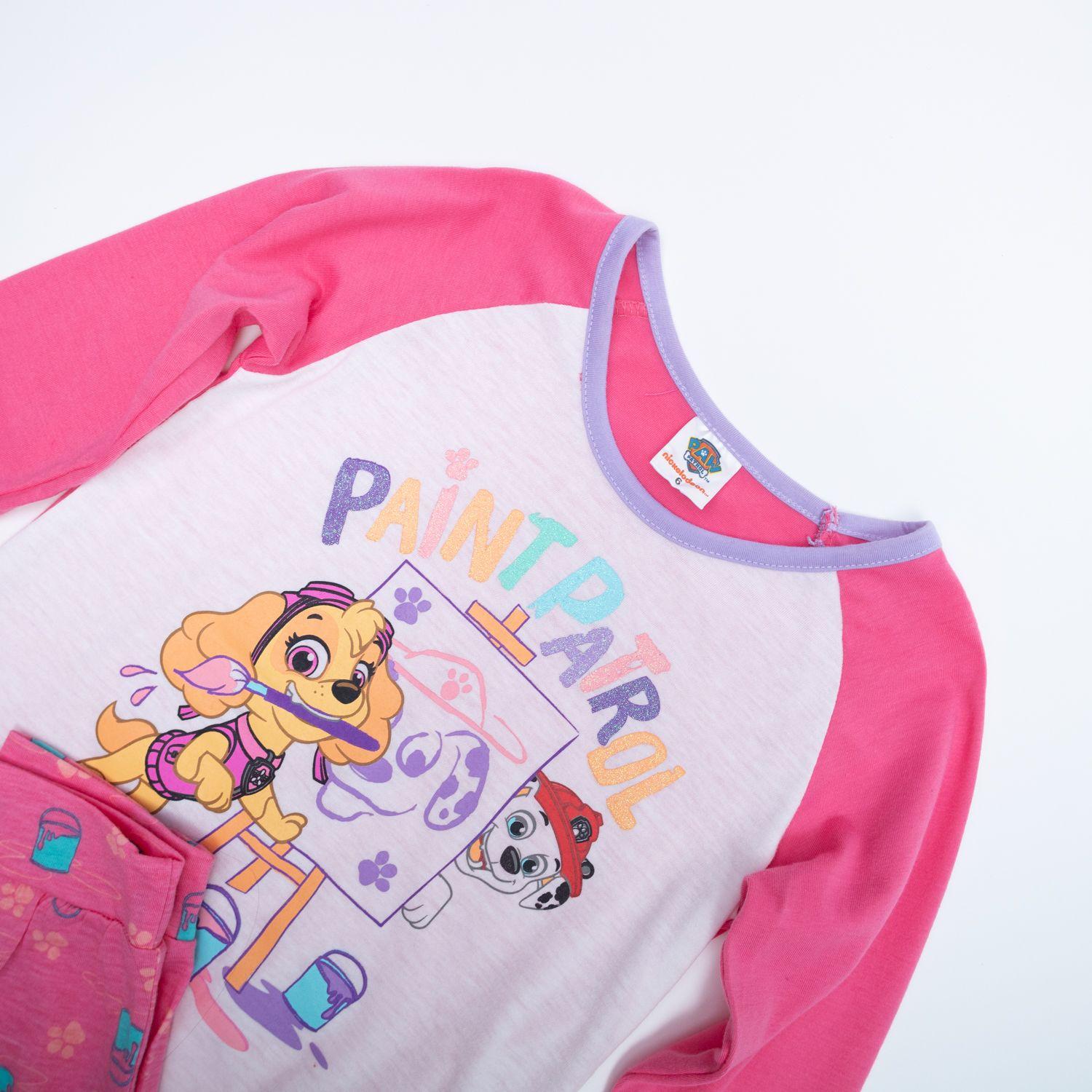 Pijama Niña Party Rosado Paw Patrol-2