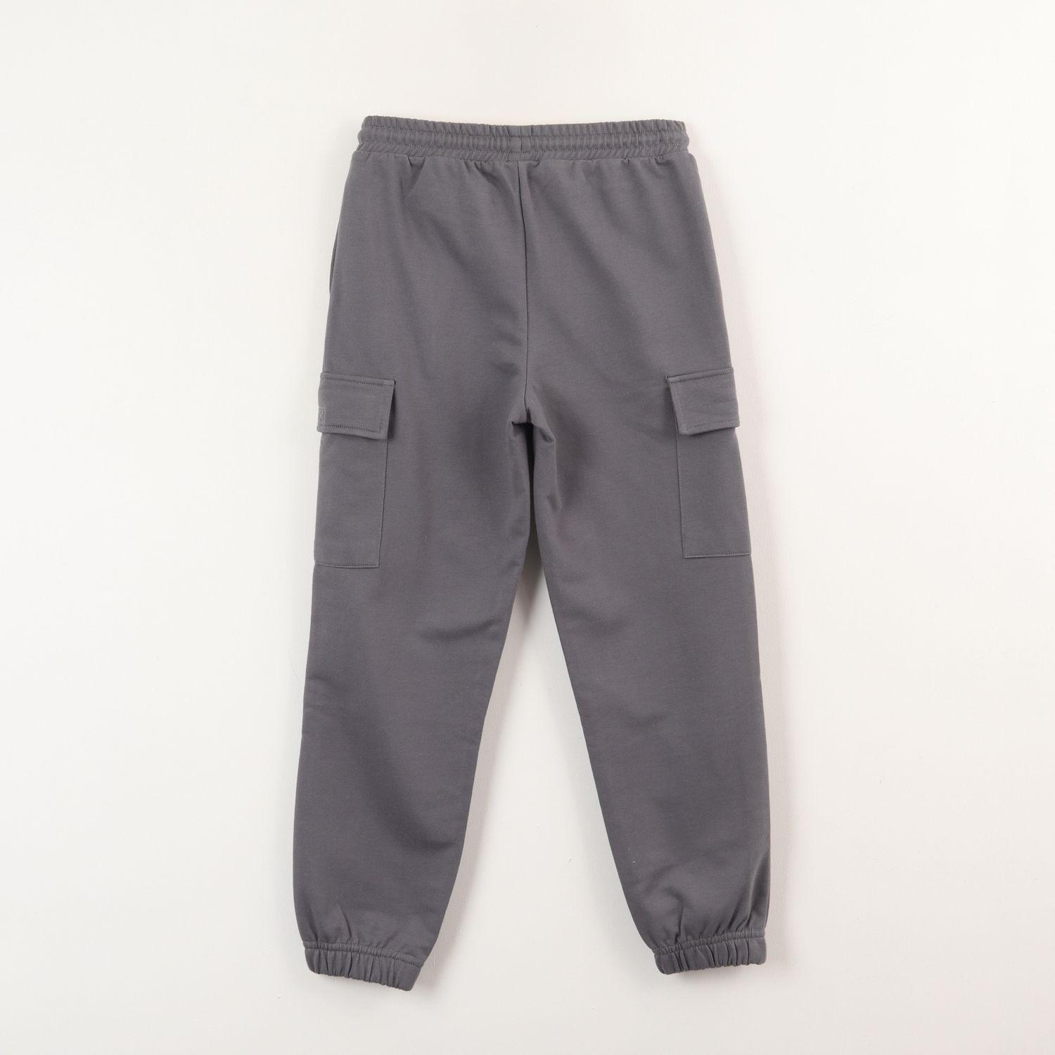 Pantalon De Buzo Niño Spiderman Logo Head Gris Marvel-2