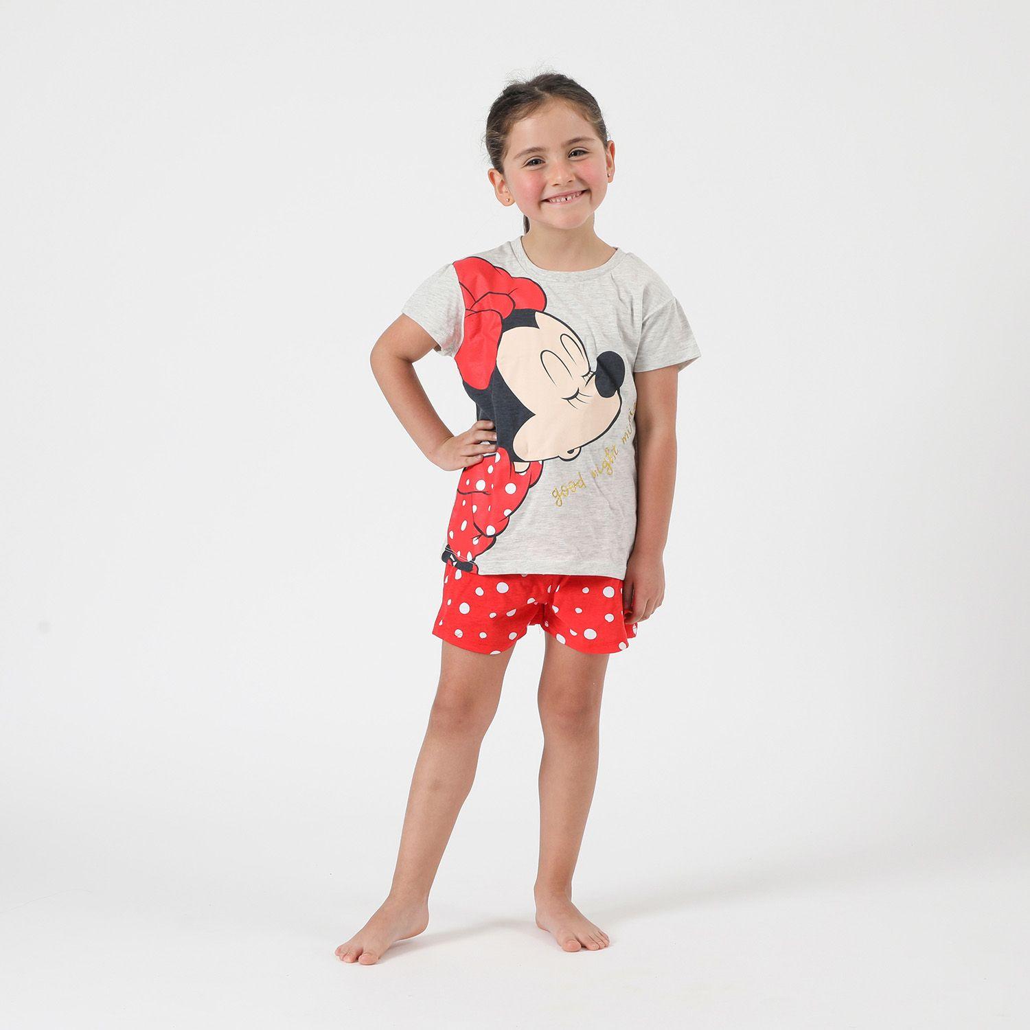Pijama Corto Niña Minnie I Blanco Disney-0