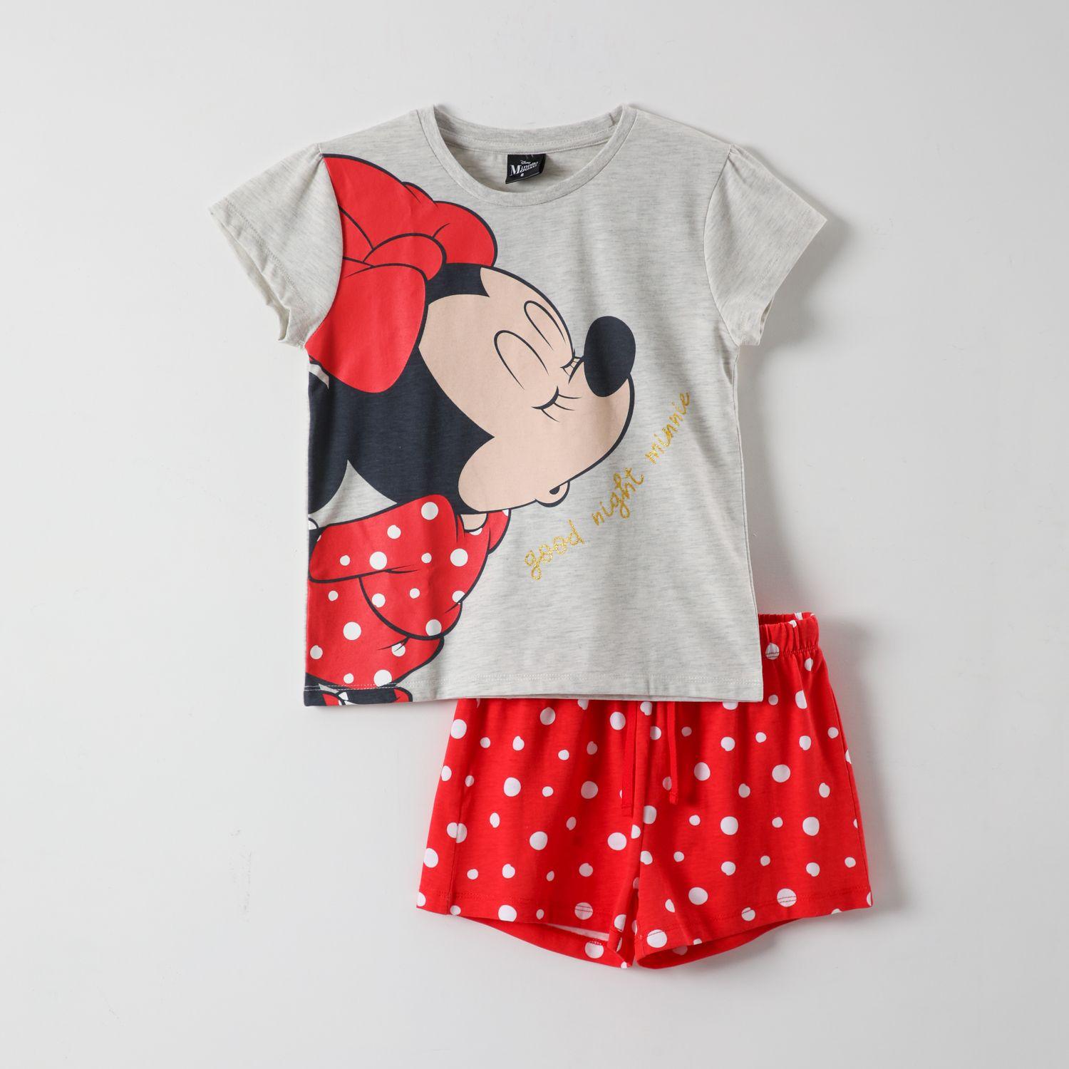 Pijama Corto Niña Minnie I Blanco Disney-3