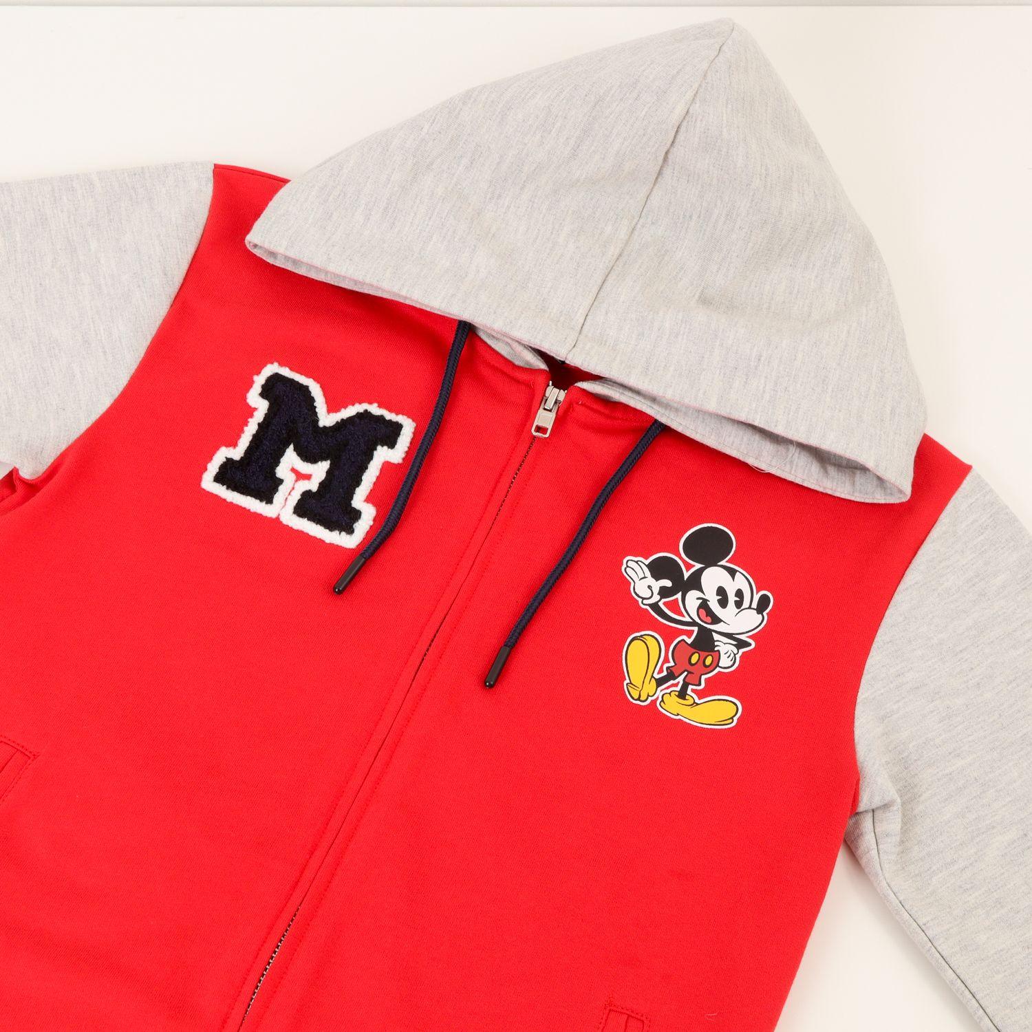 Poleron Abierto Niño Mickey Espalda Rojo Disney-1