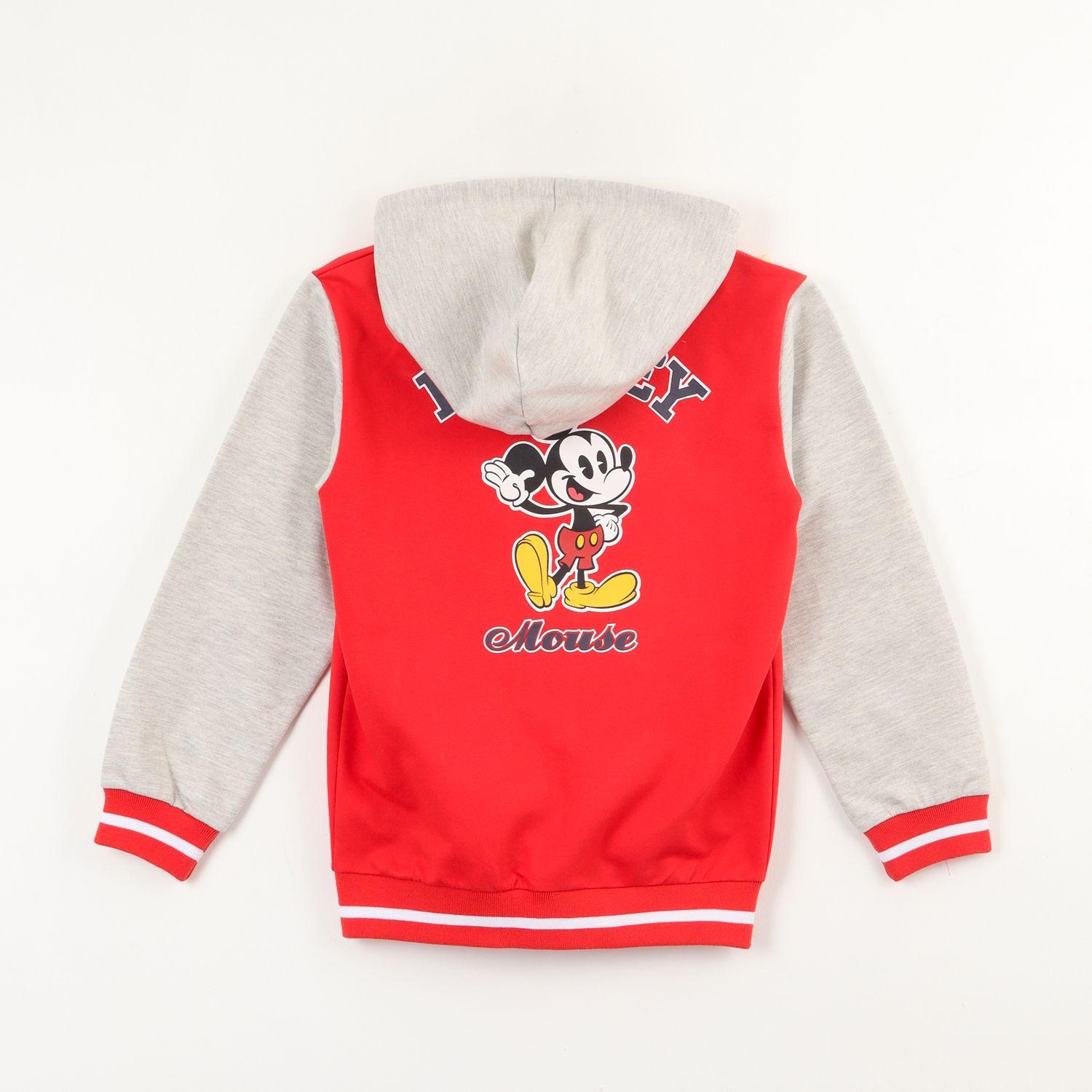 Poleron Abierto Niño Mickey Espalda Rojo Disney-2