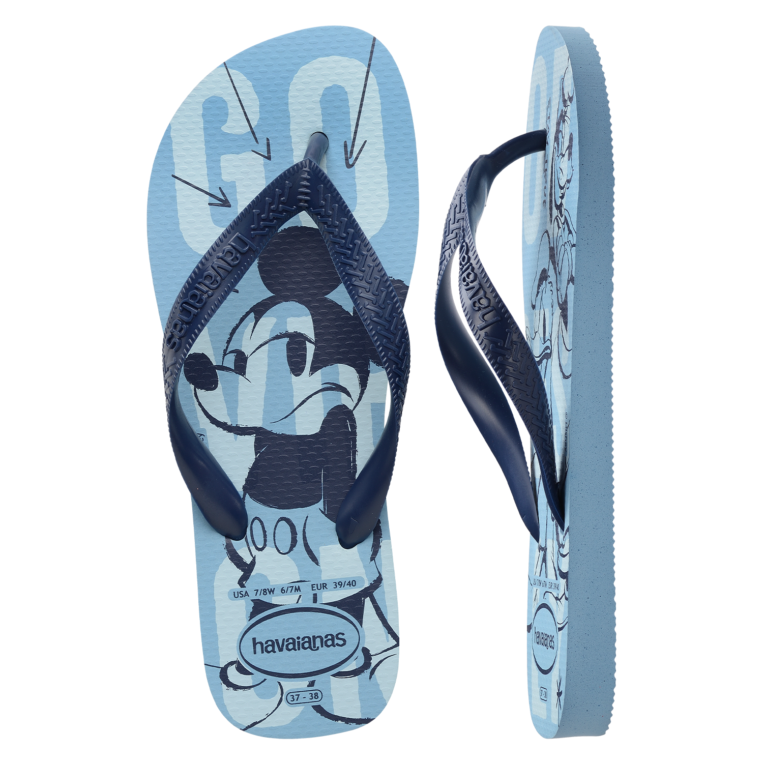 Sandalias Hombre Top Azul Disney Havaianas-4