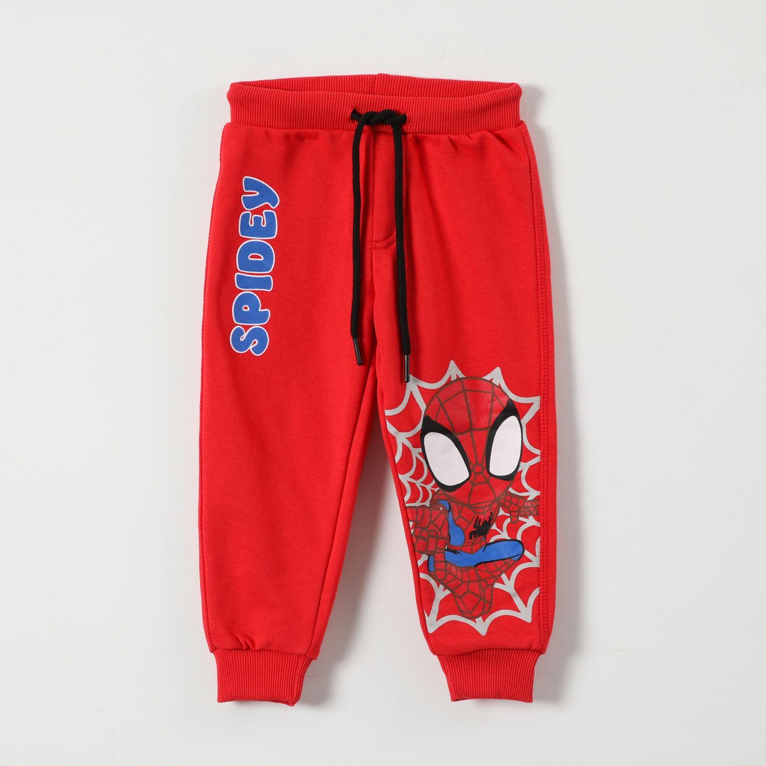 Pantalon de Buzo Niño Spidey Saltando Rojo Marvel-0