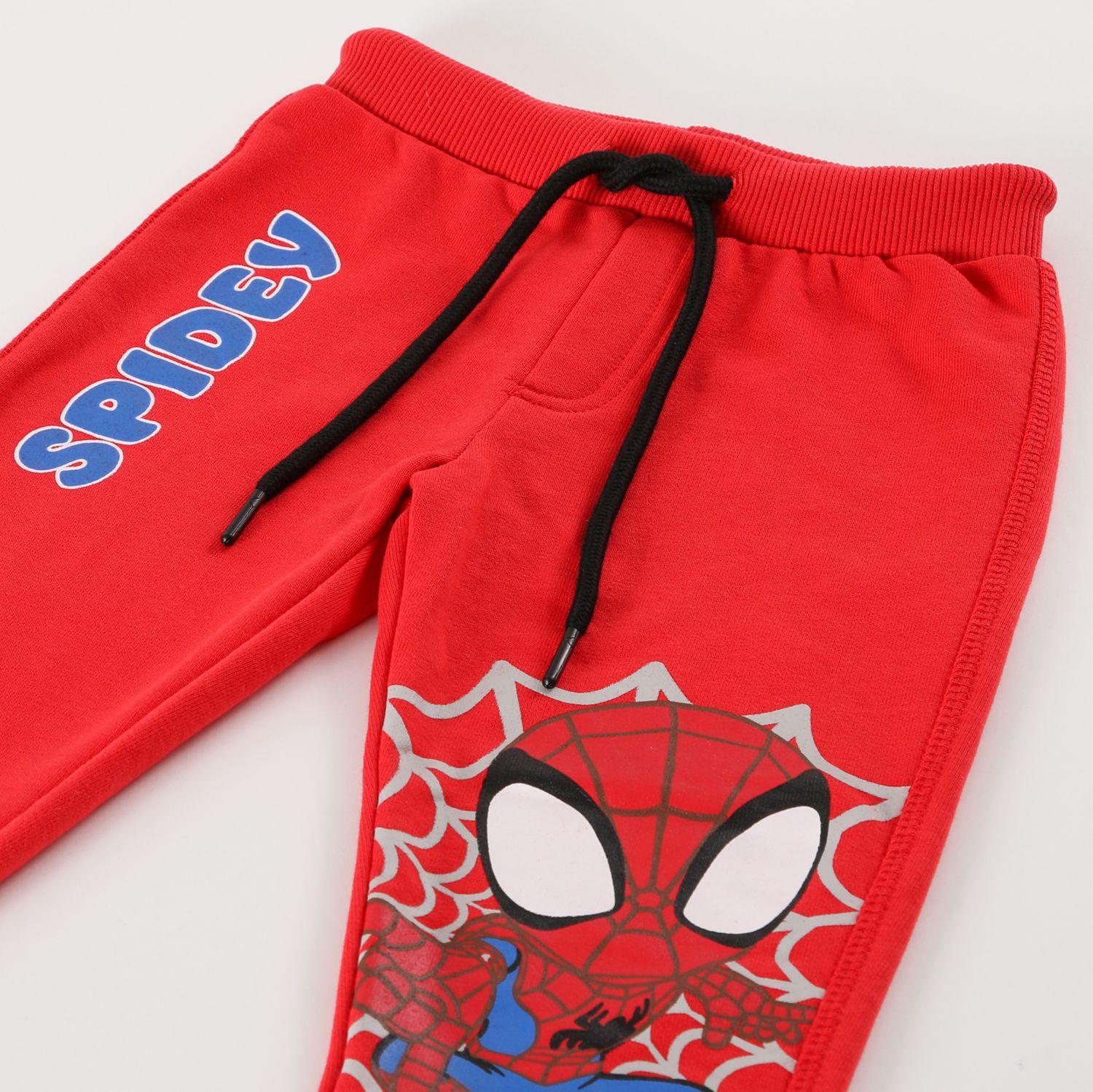 Pantalon de Buzo Niño Spidey Saltando Rojo Marvel-2