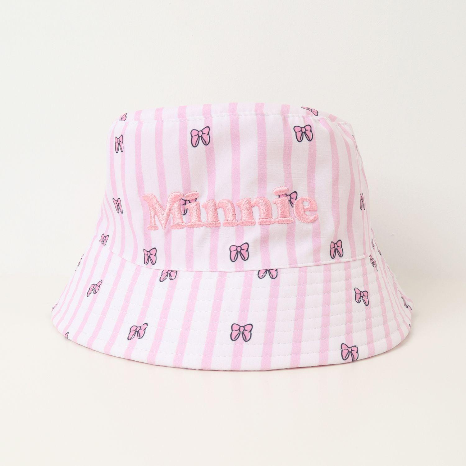 Gorro Bucket Niña Minnie Cintas Rosado Disney-2