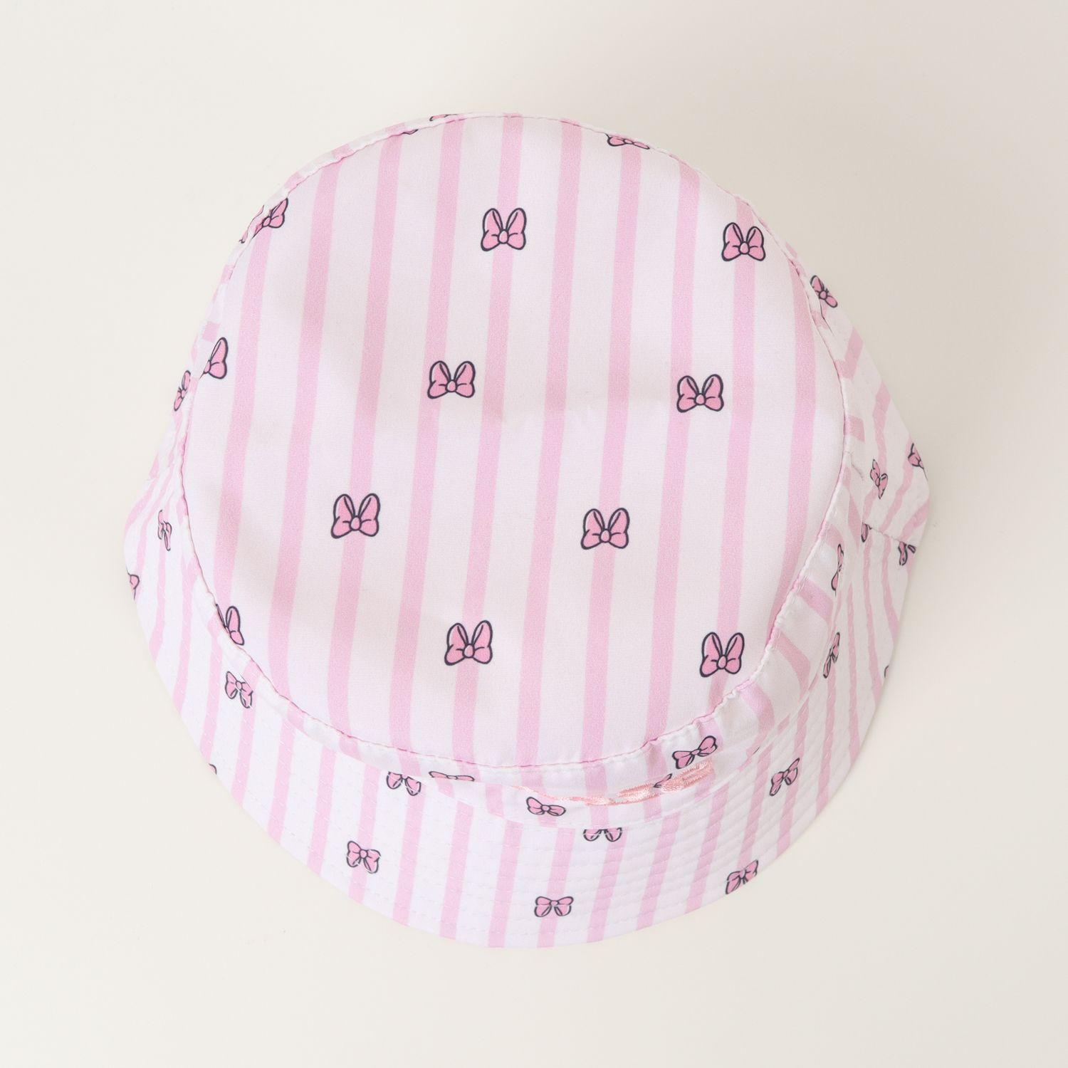 Gorro Bucket Niña Minnie Cintas Rosado Disney-3