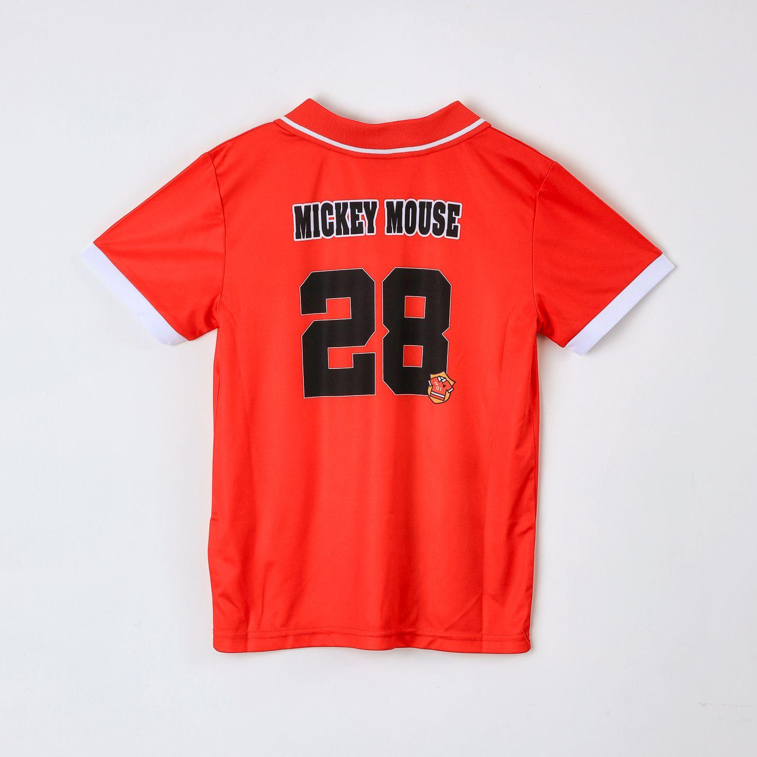 Polera Manga Corta Niño Mickey Disney Rojo-2