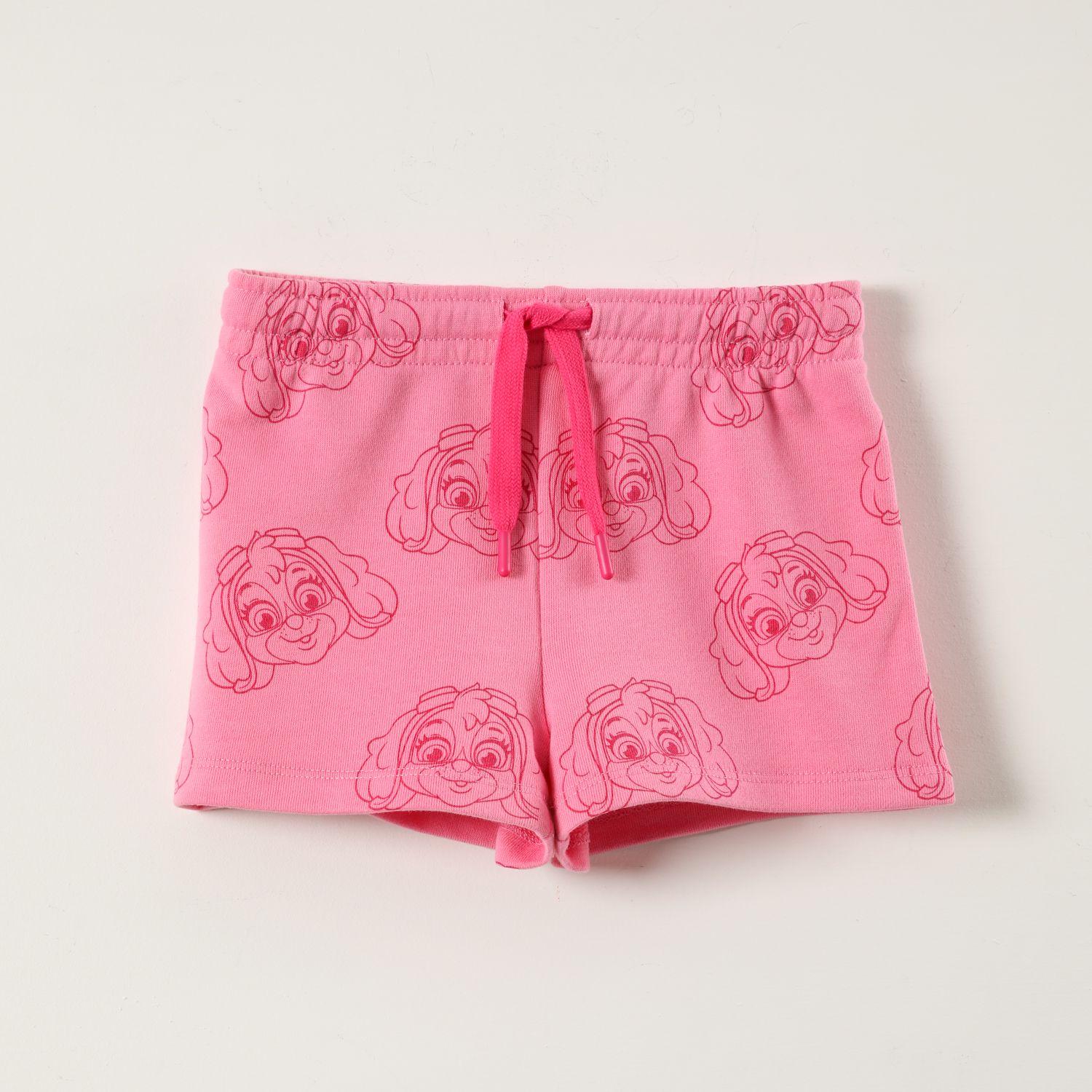 Short Niña Rotativo Rosado Paw Patrol-0