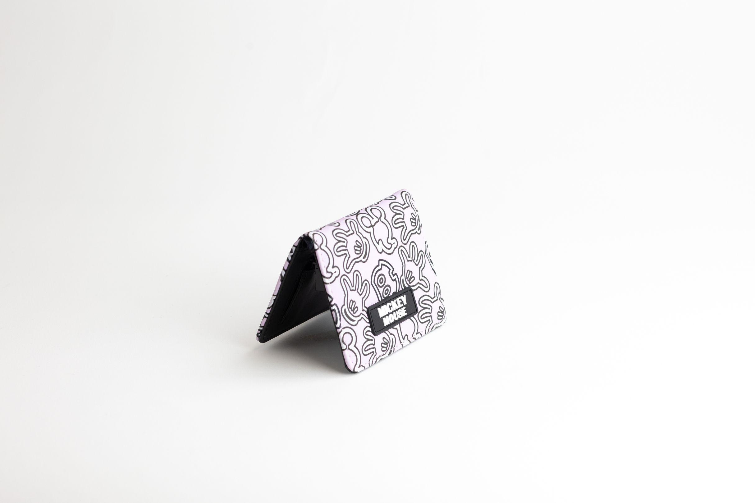 Billetera Mujer Mickey Icono Rosado Disney-3