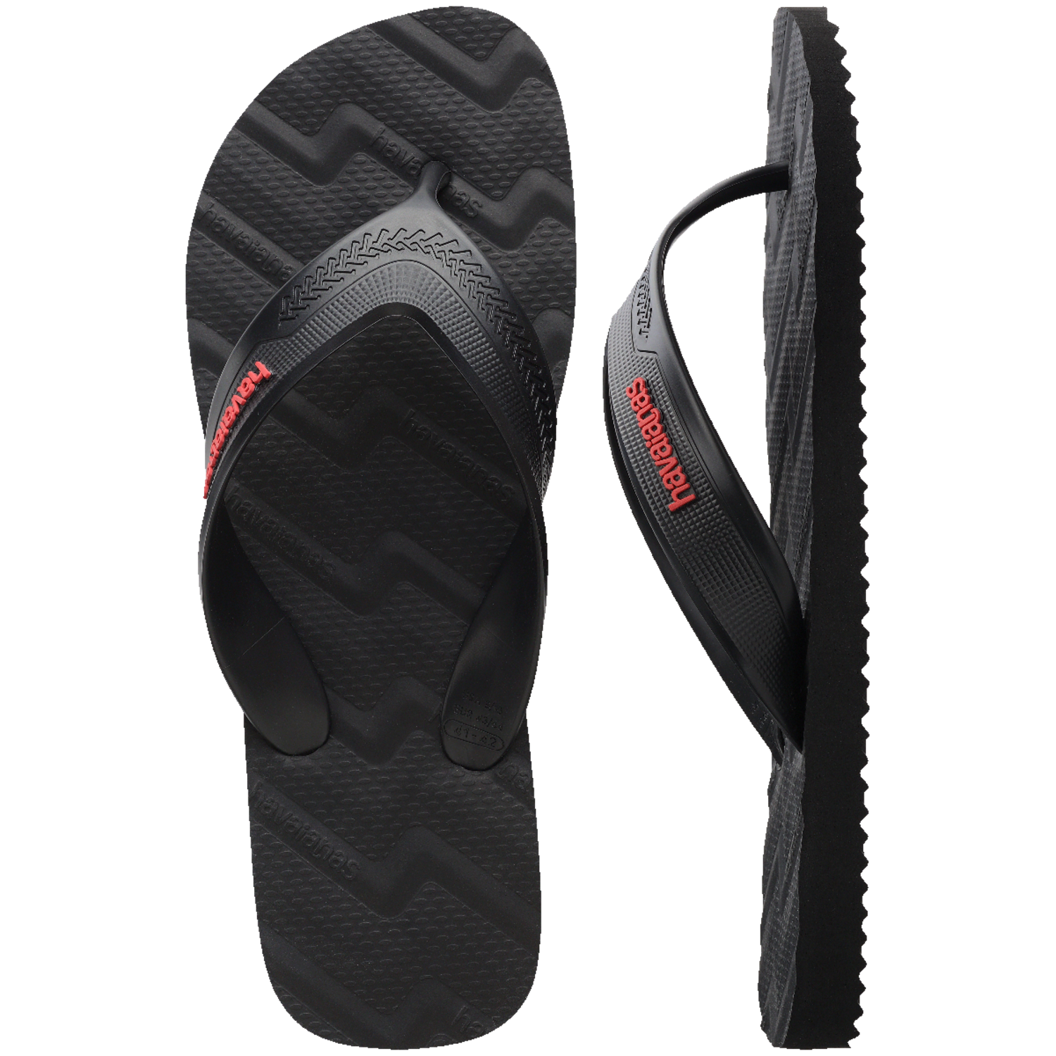 Sandalias Hombre Track Waves Negro Havaianas-0