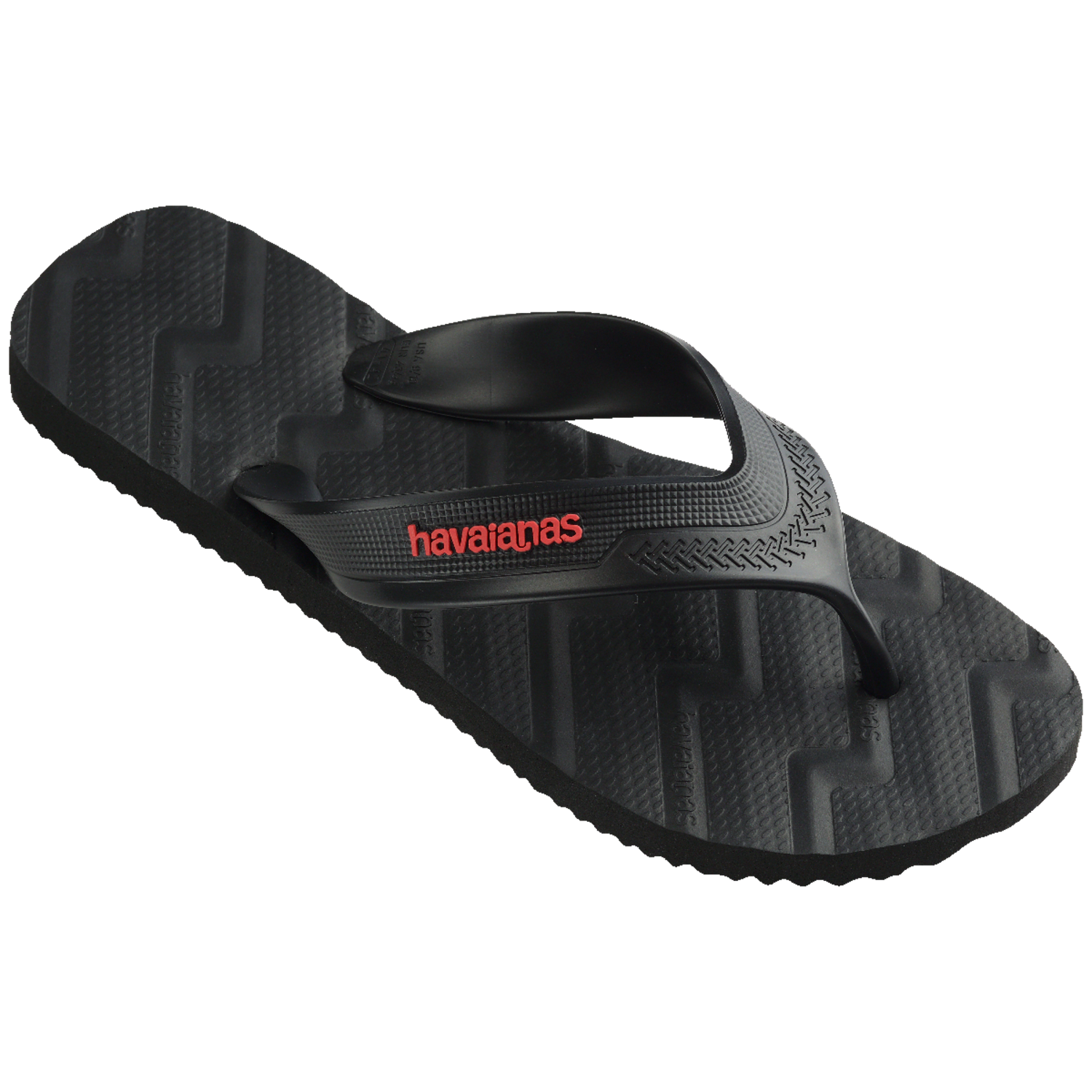 Sandalias Hombre Track Waves Negro Havaianas-1