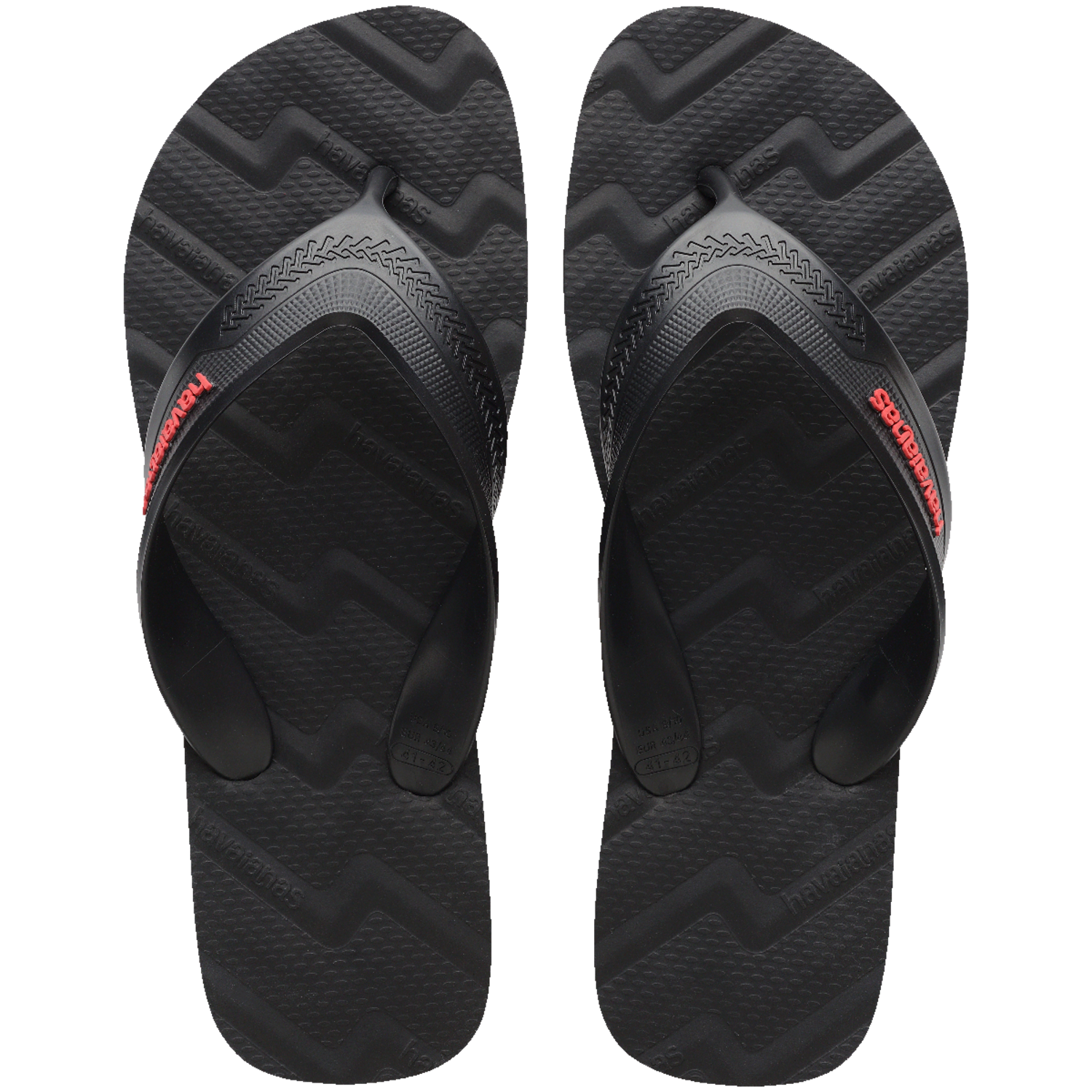 Sandalias Hombre Track Waves Negro Havaianas-4