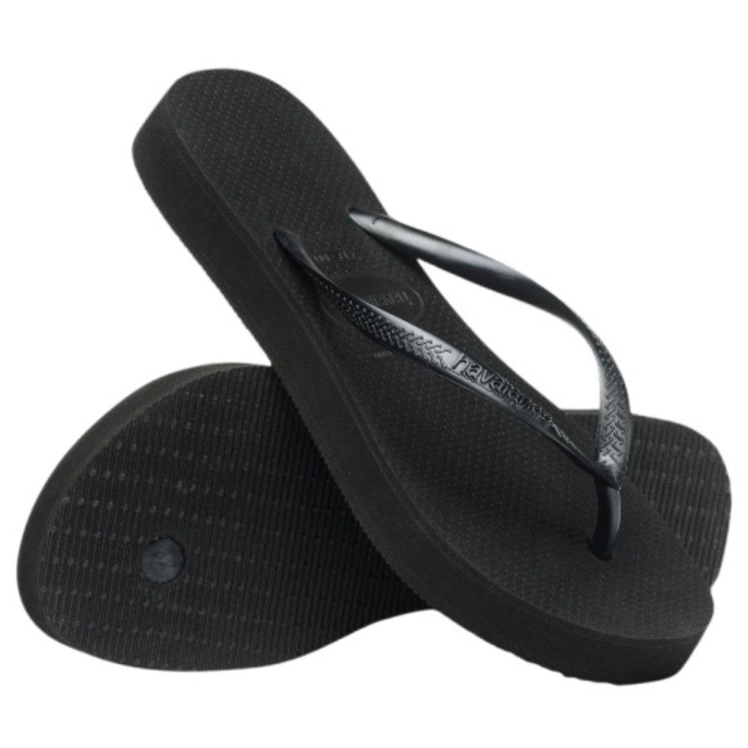Sandalias Mujer Plataforma Slim Negro Havaianas-2