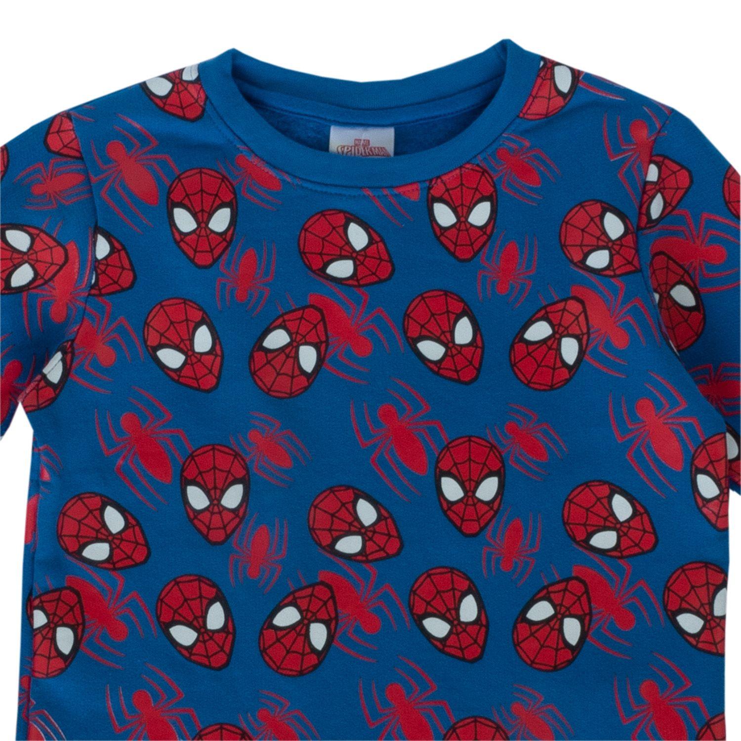 Pijama Disfraz Niño Spiderman Caritas Azul Marvel-4