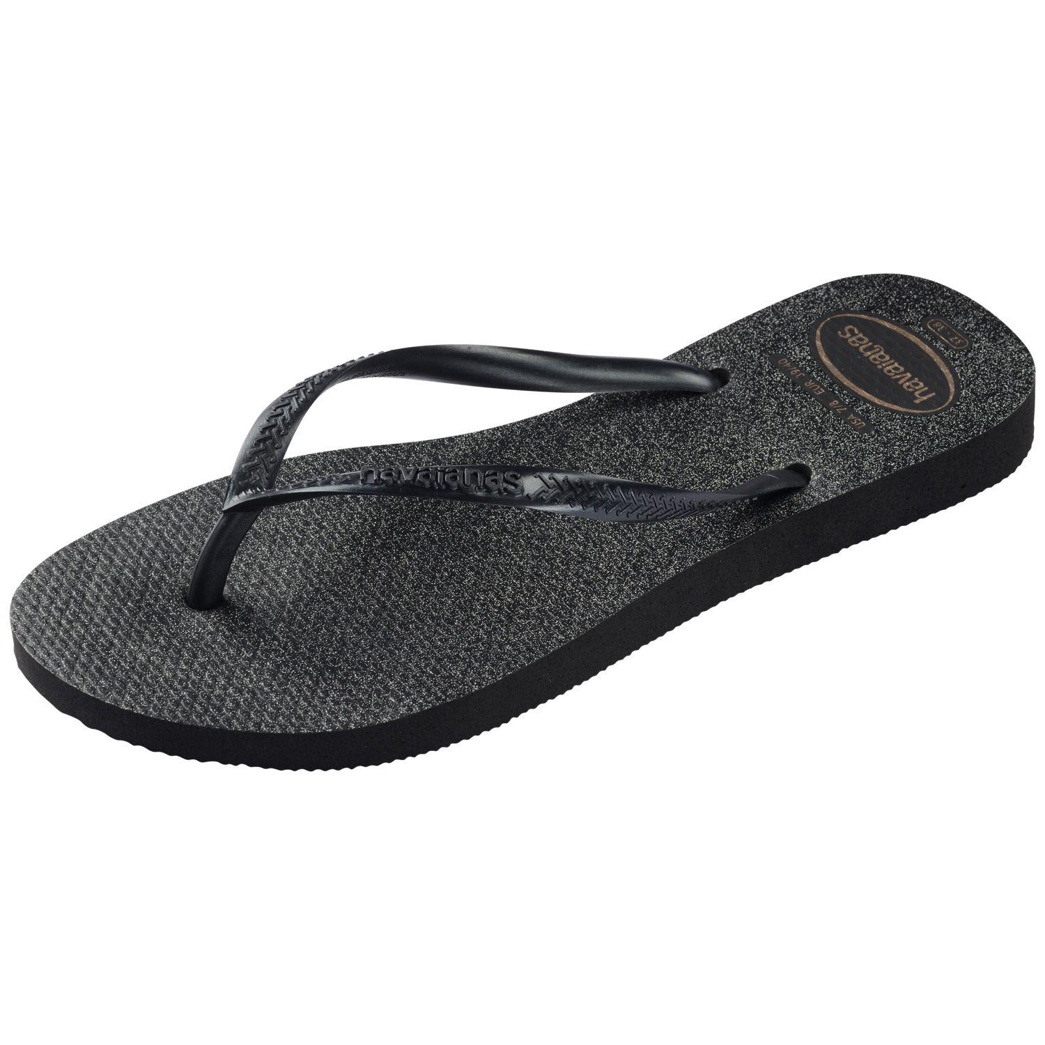 Sandalia Mujer Slim Gloss Negro Plata Havaianas-5