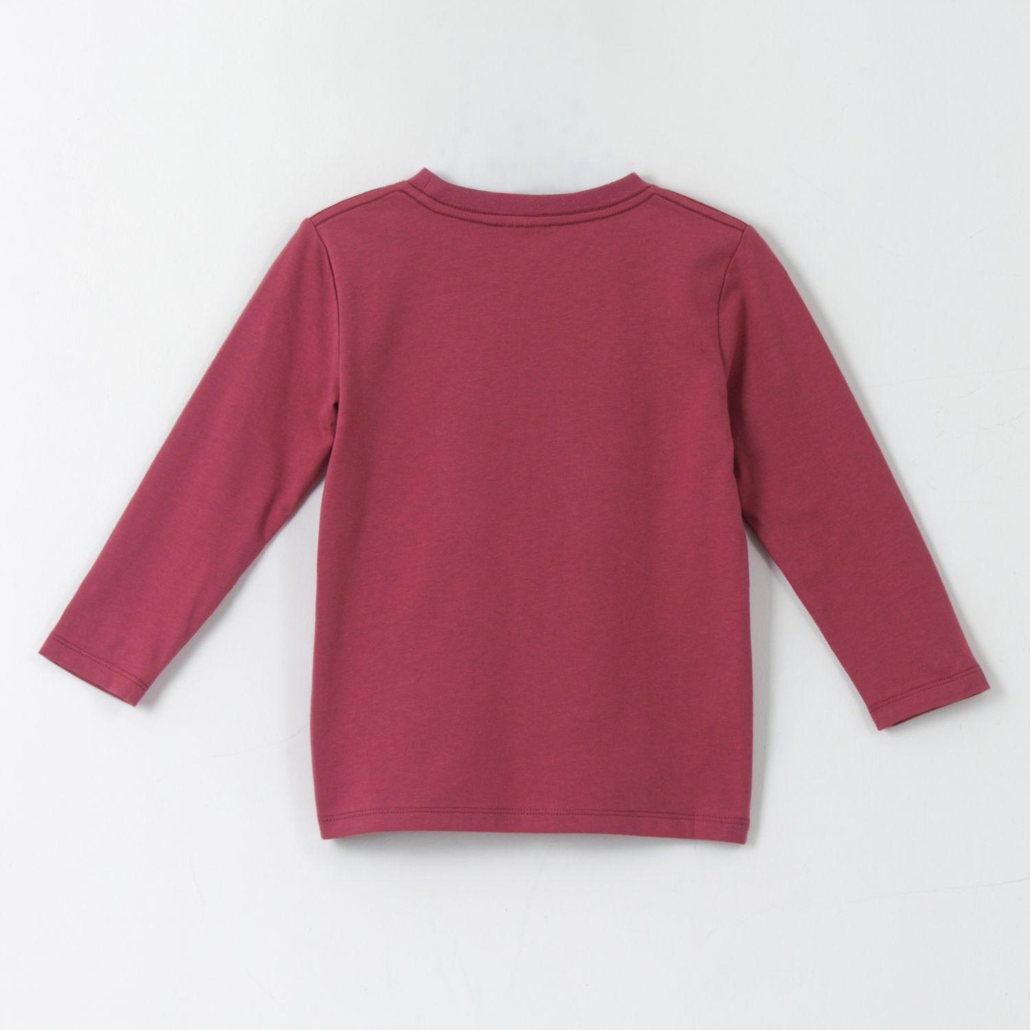 Polera Manga Larga Niño Play Together Burdeo Bingo & Bluey-1