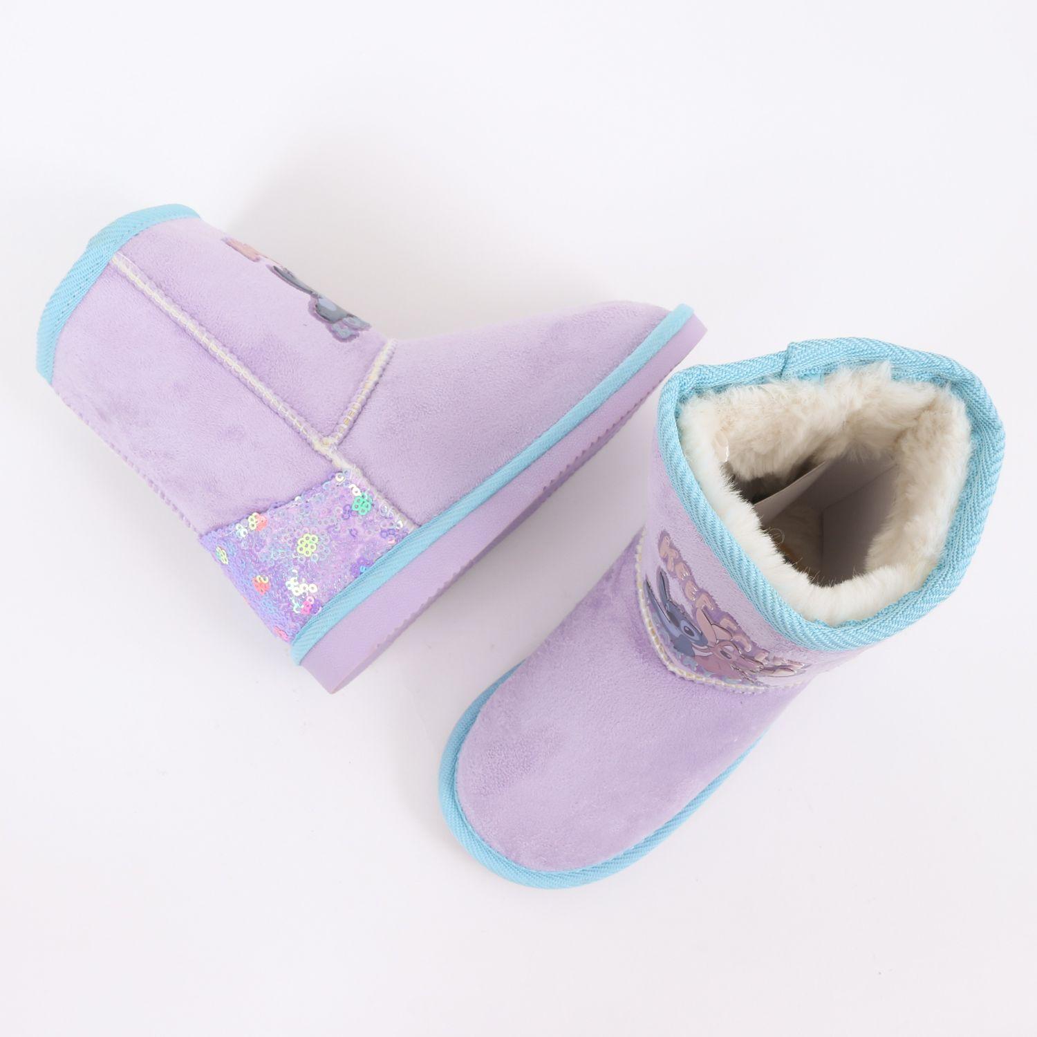 Bota Niña Chiporro Keep Palm Lilo & Stitch Morado Disney-3