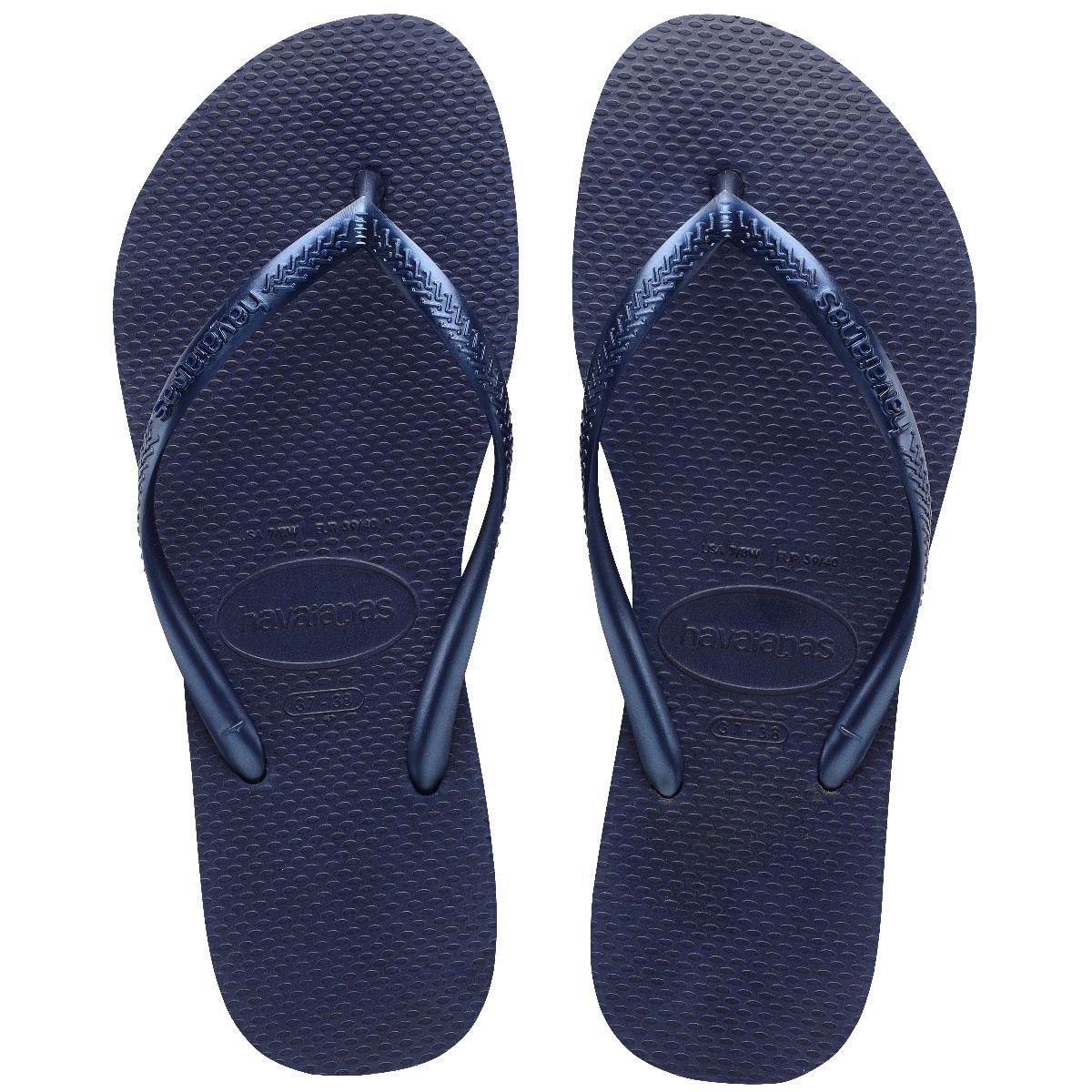 Sandalia Mujer Slim Azul Havaianas-0