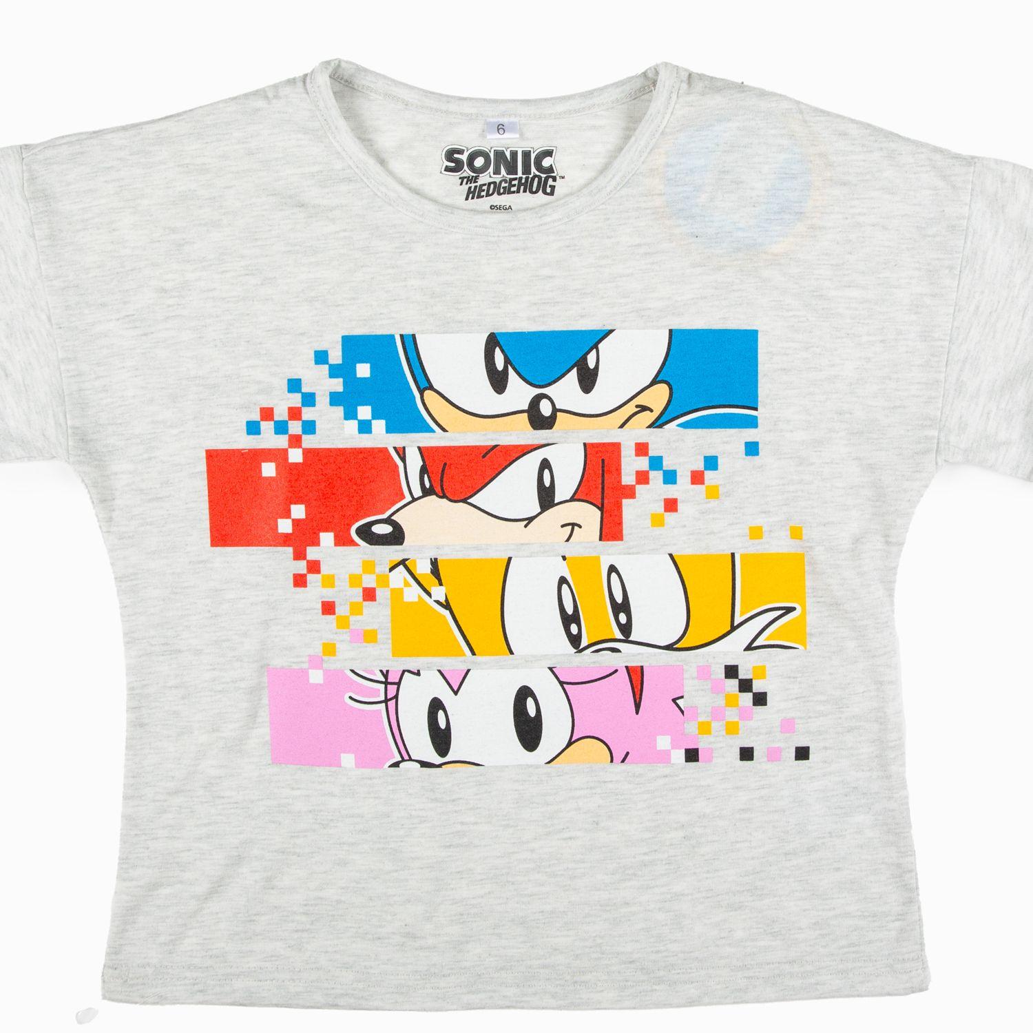 Pijama Niña Team Face Rosado Sonic-4