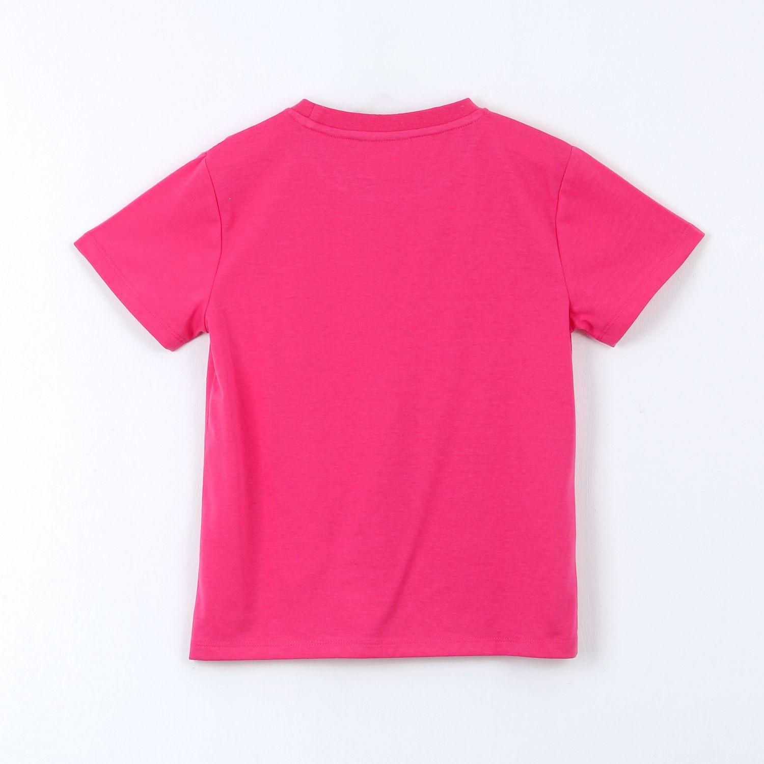 Polera Manga Corta Niña Barbie Rosado-1