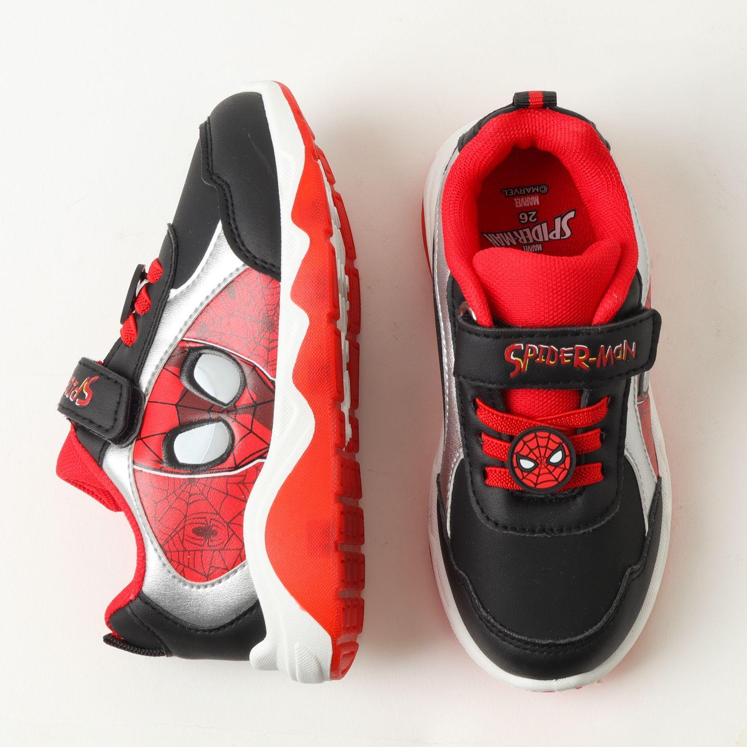 Zapatilla Con Luces Niño Spiderman Details Rojo Marvel-2