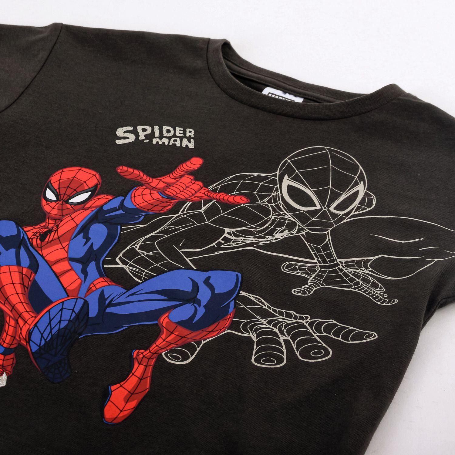 Conjunto Niño Spiderman Marvel Gris-4