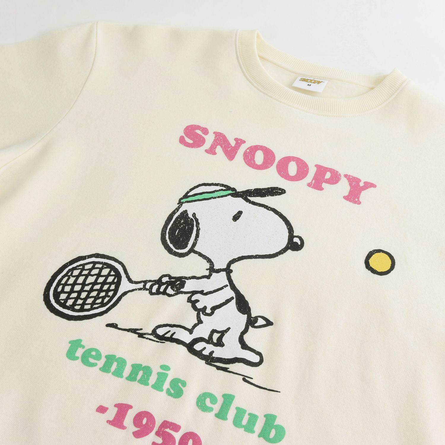 Polerón Cerrado Mujer Tenis Blanco Snoopy-4