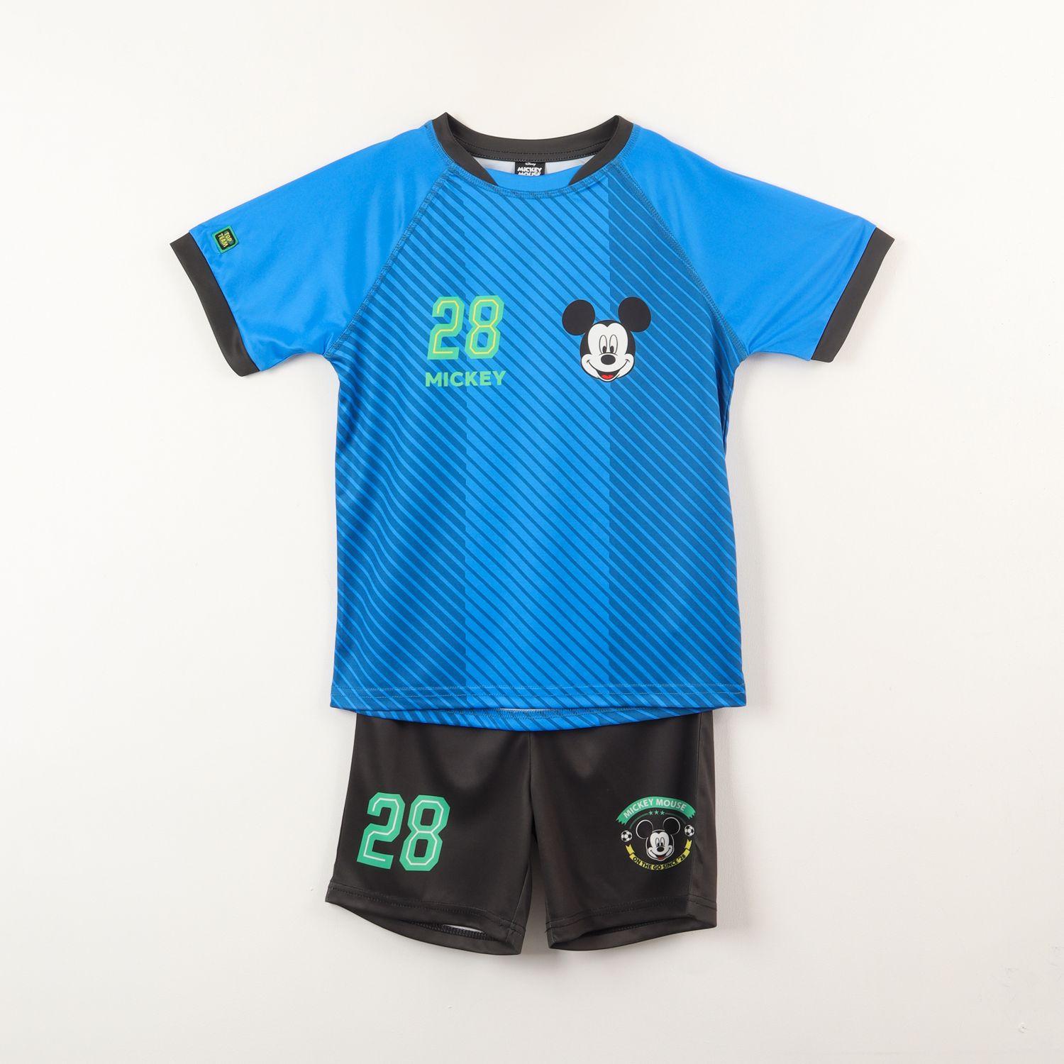 Conjunto Niño Mickey Futbol Azul Disney-0