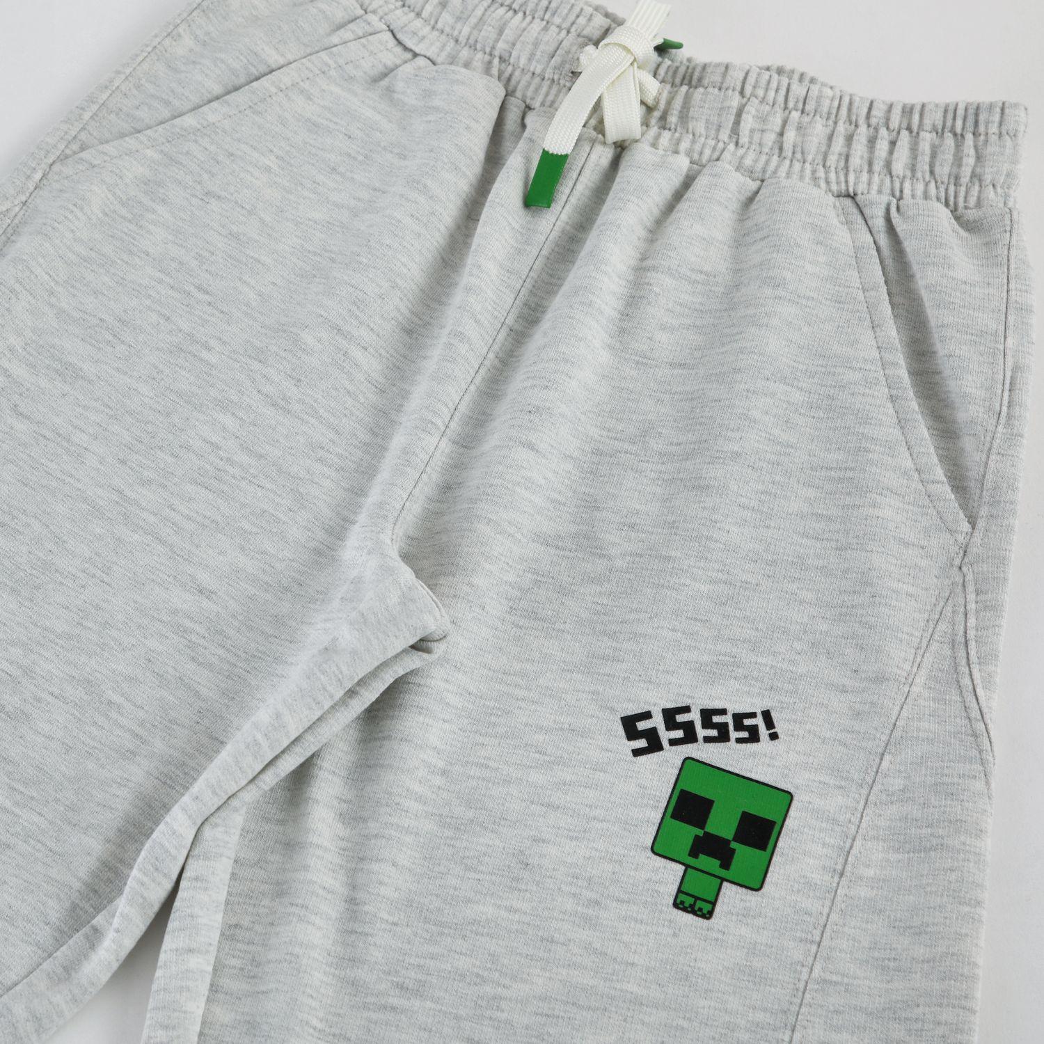 Conjunto Niño Minecraft Creeper Gris-3