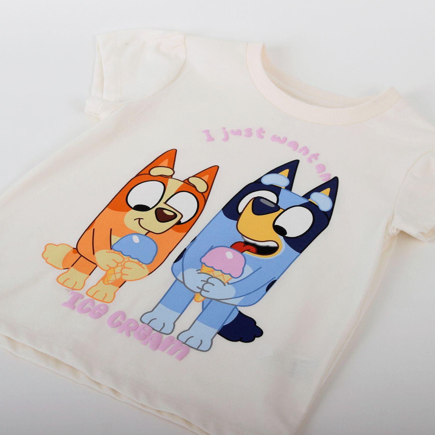 Pijama Manga Corta Niña Bingo & Bluey Diseño Rosado-2