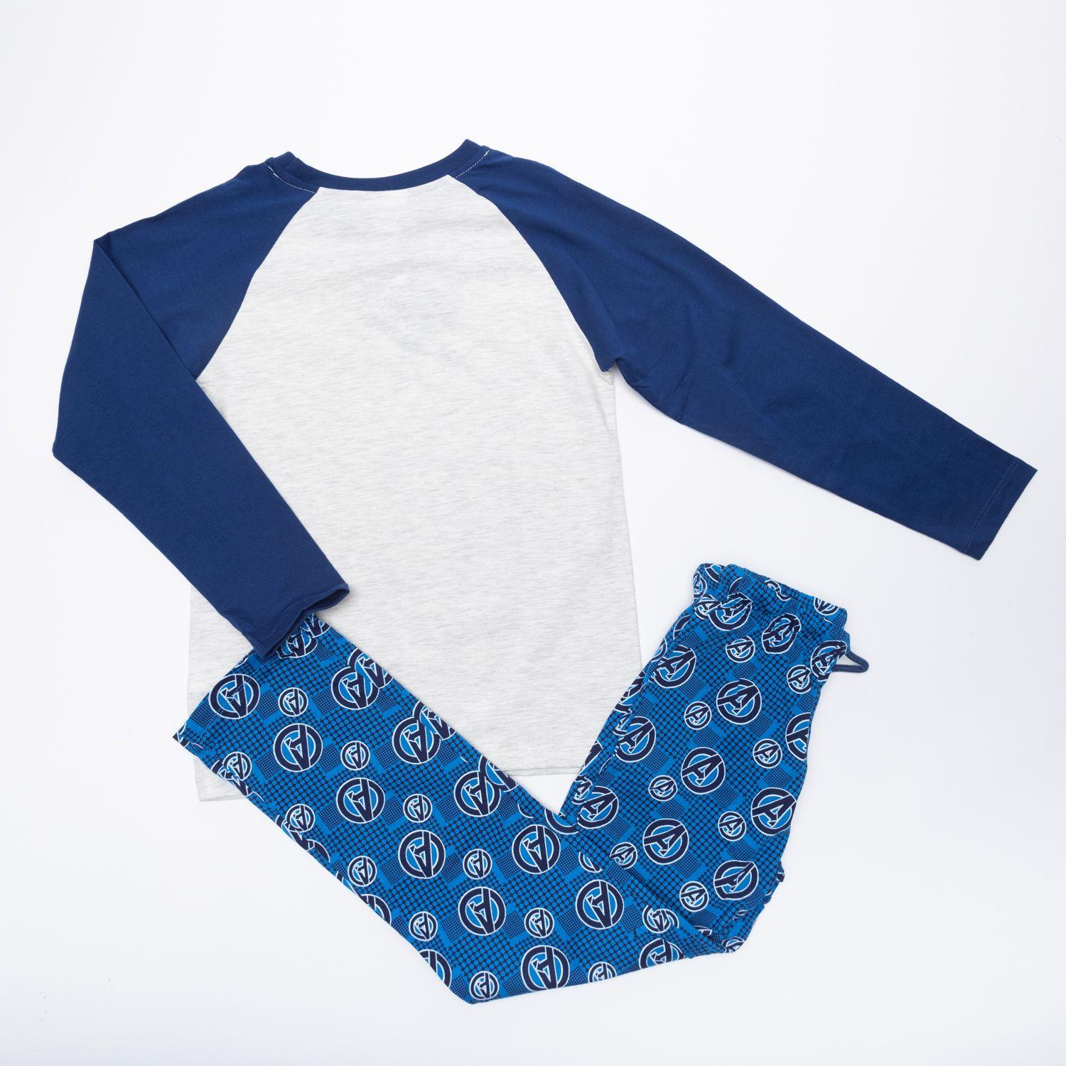 Pijama Niño Avengers Fight Azul Marvel-1