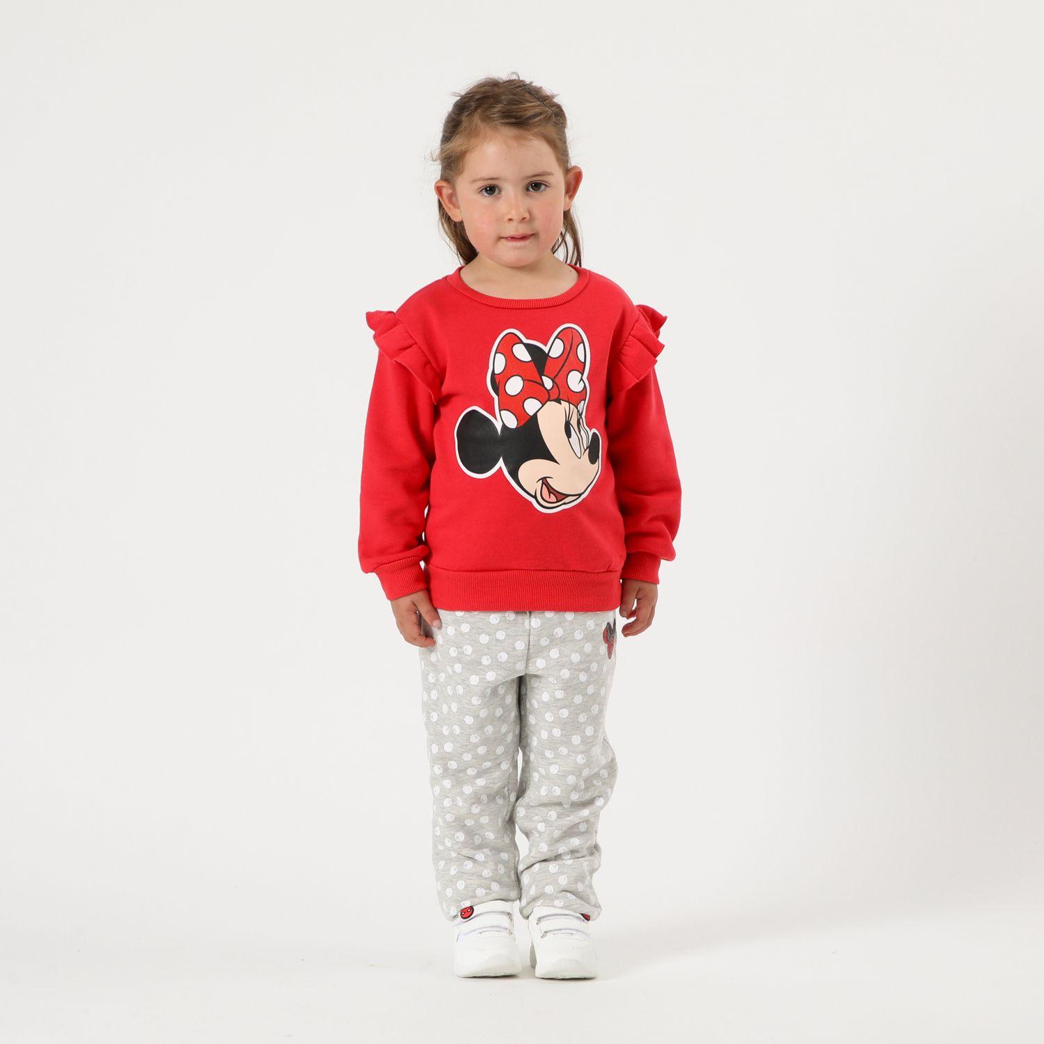 Buzo Niña Minnie Cara Rojo Disney-0